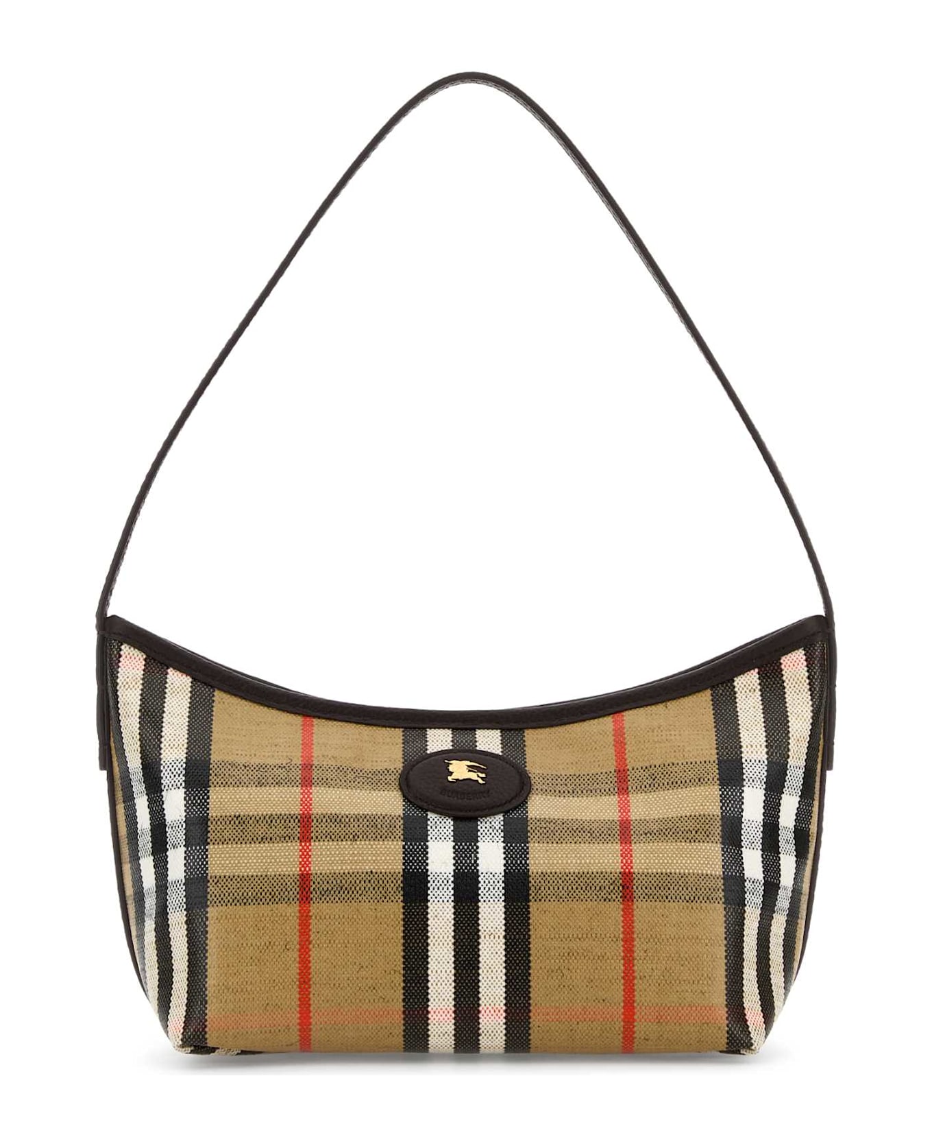 Burberry Printed Canvas Mini Highlands Handbag - SANDIPCHECK
