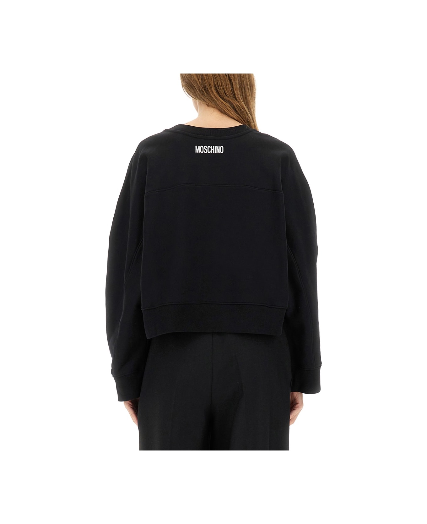 Moschino "smiley" Sweatshirt - BLACK