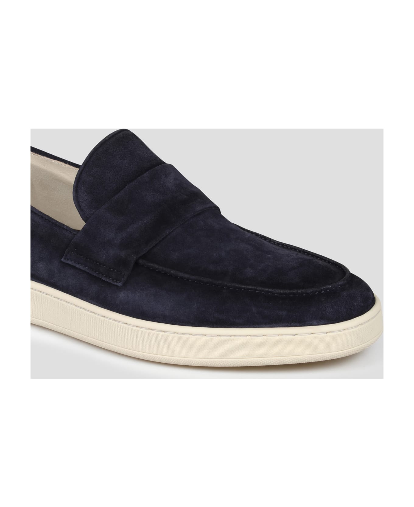 Corvari Boat Penny Loafers - Blue