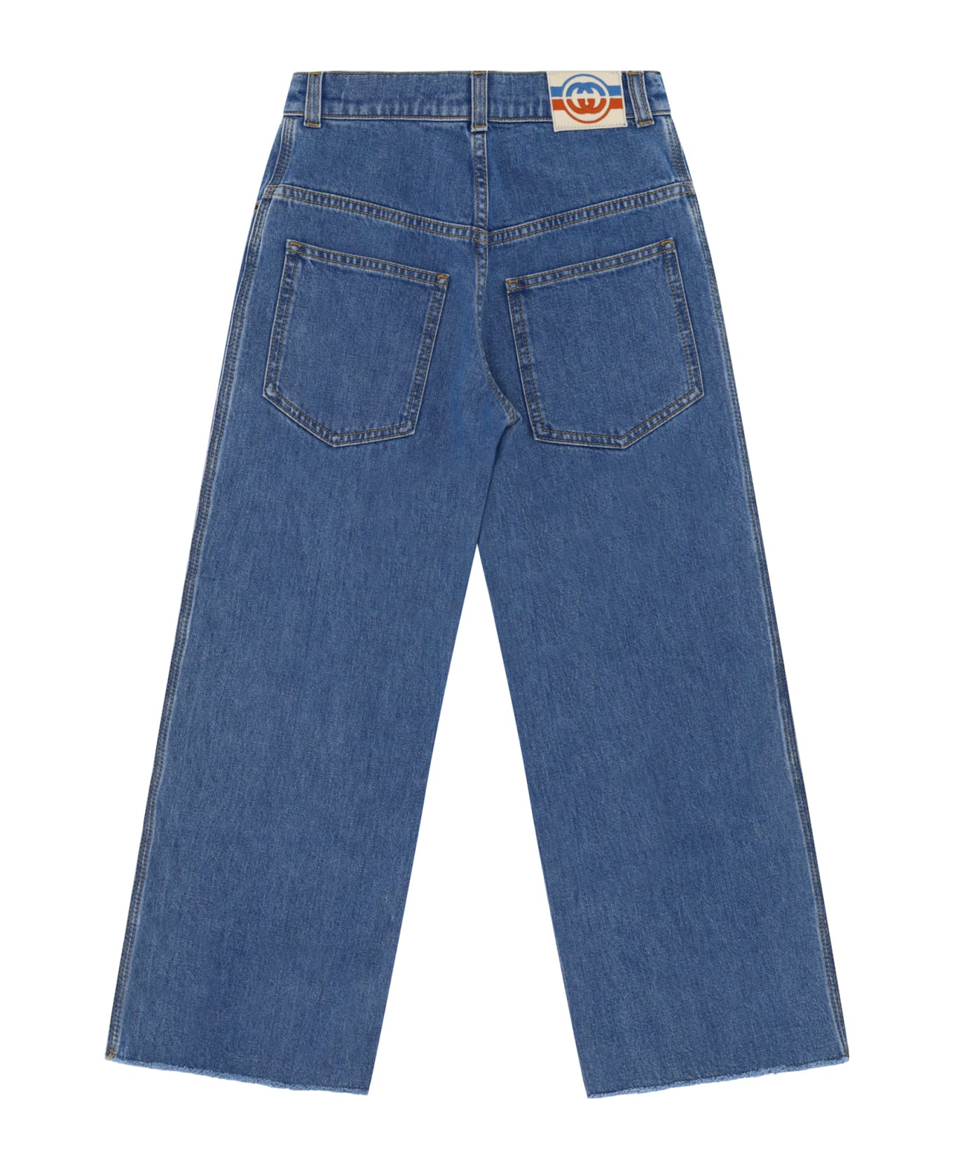 Gucci Jeans For Boy - Blue/mix ボトムス
