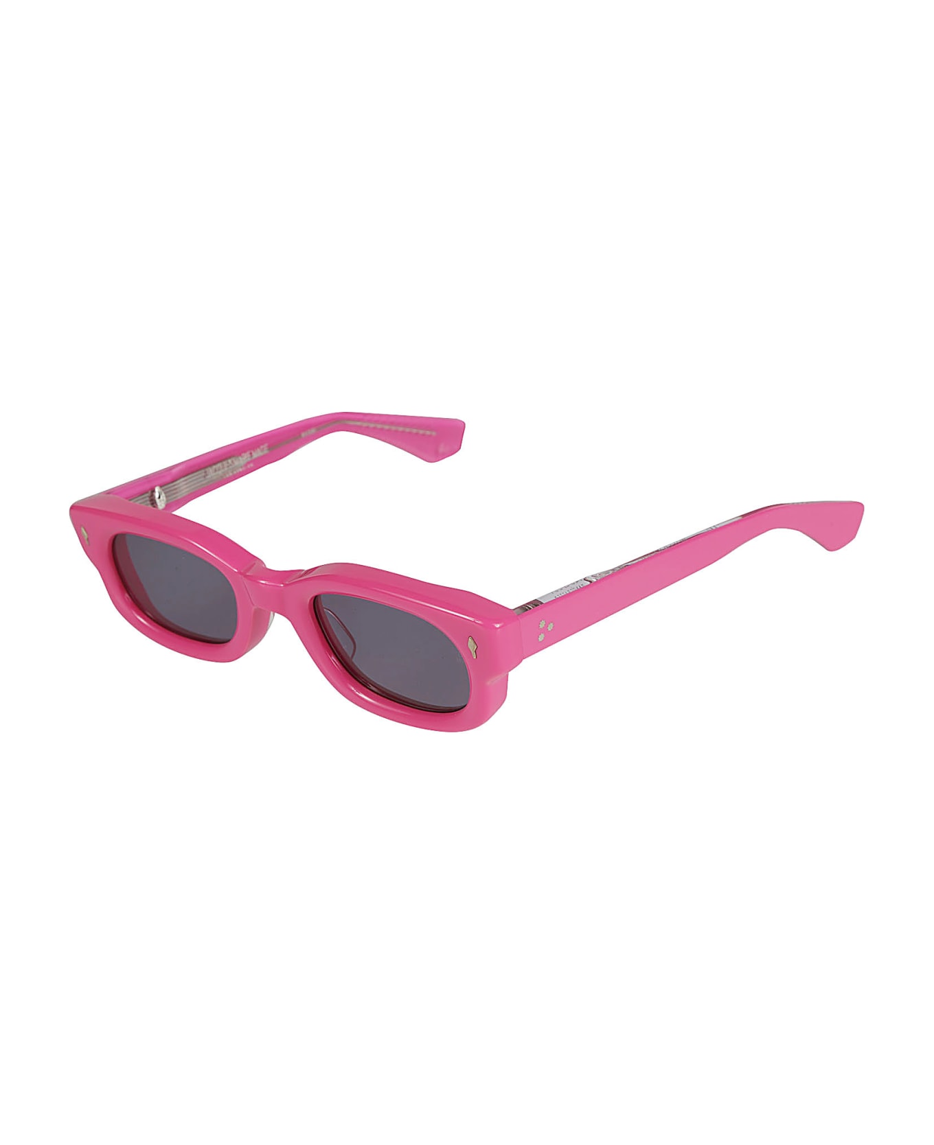 Jacques Marie Mage Flat Rectangle Thick Sunglasses - azalea