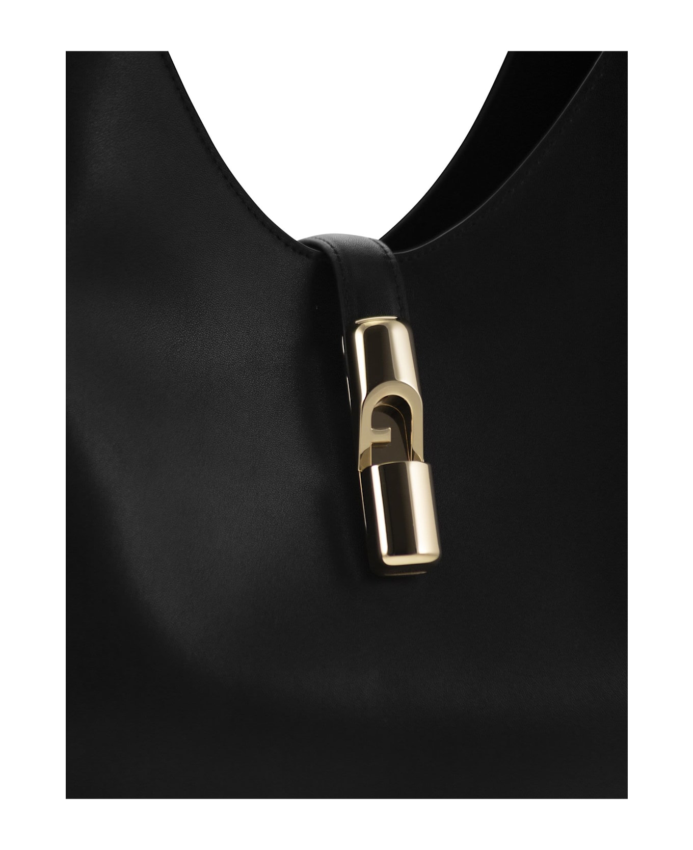 Furla Hobo Goccia Bag - Black