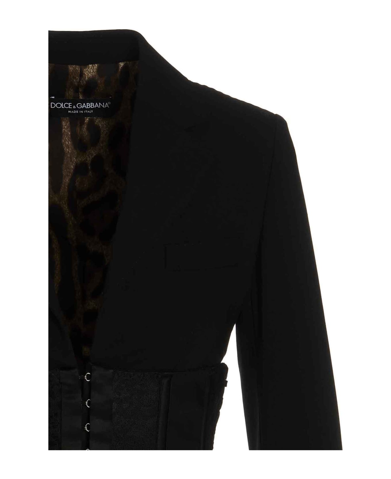 Dolce & Gabbana Corset Blazer - Nero