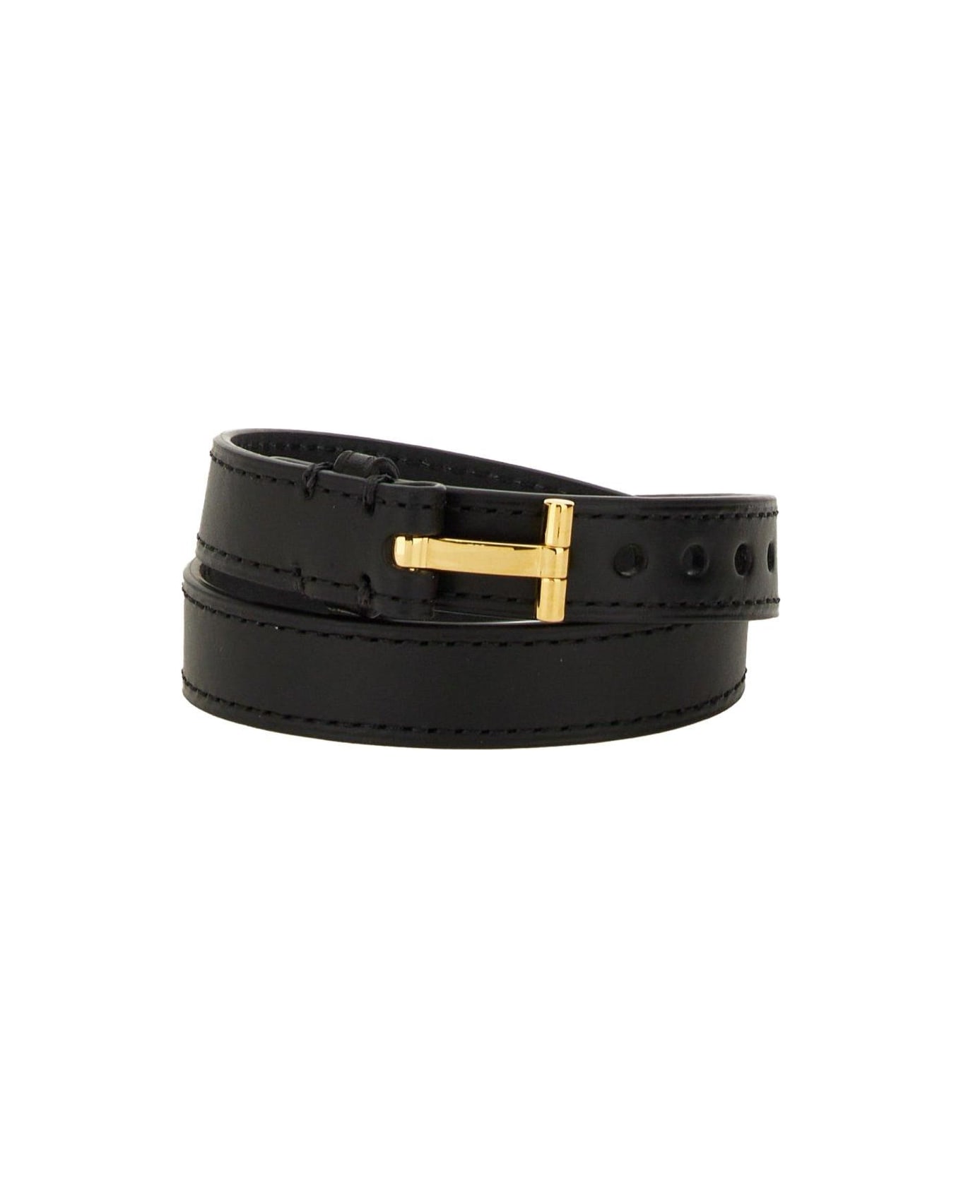 Tom Ford T-buckle Fastened Bracelet - BLACK