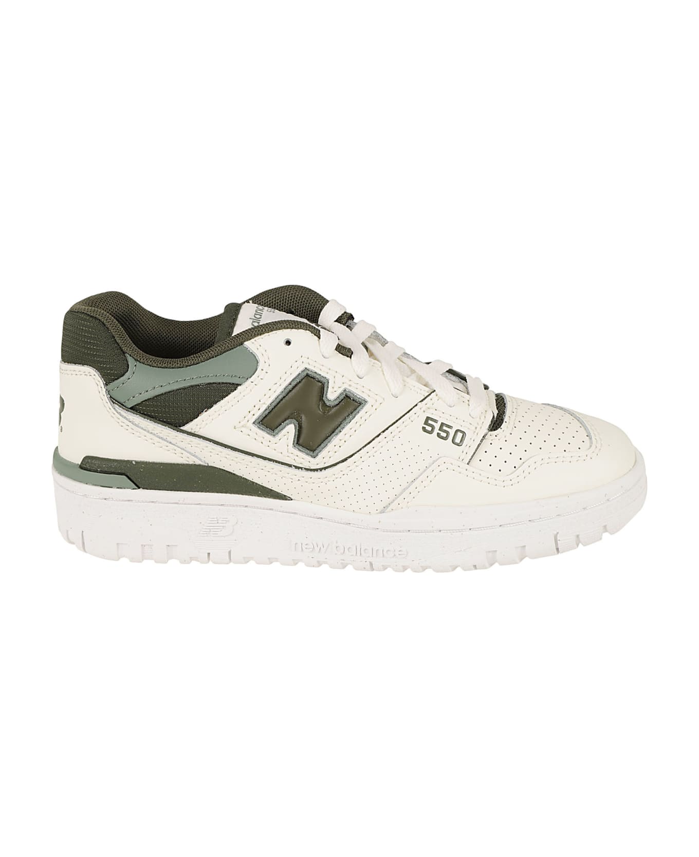 New Balance Logo Embossed Sneakers - Angora