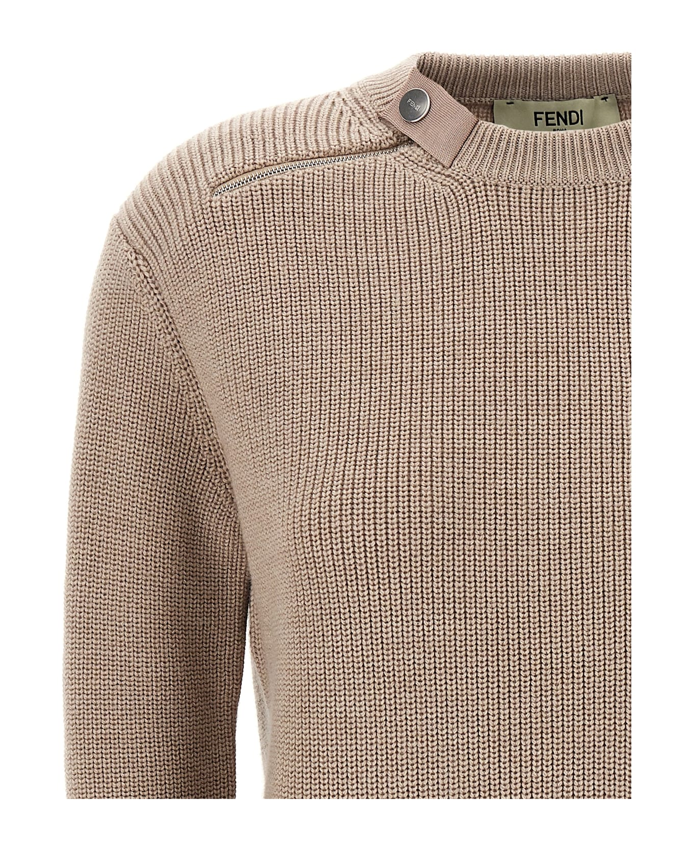 Fendi Wool Sweater - Gray