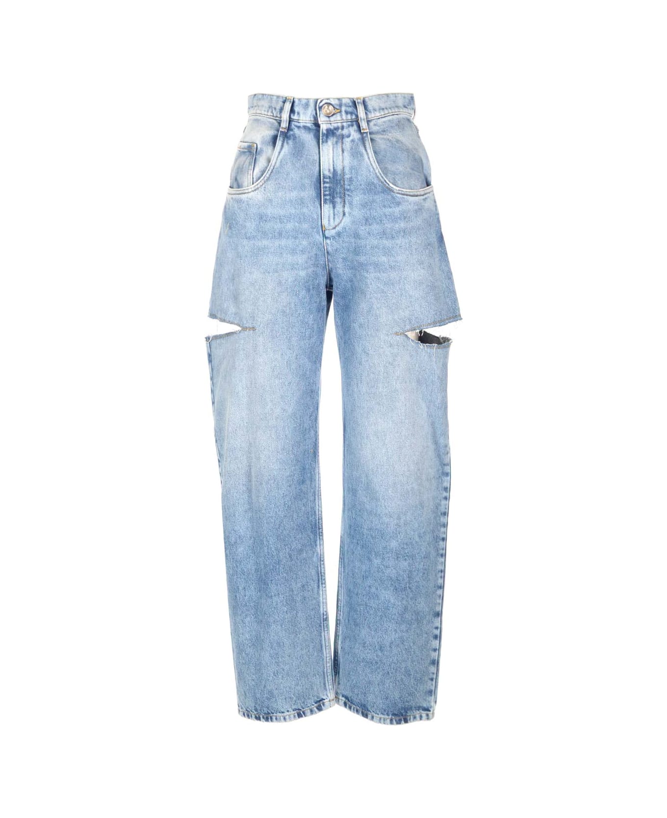 Maison Margiela Cut Out Jeans | italist