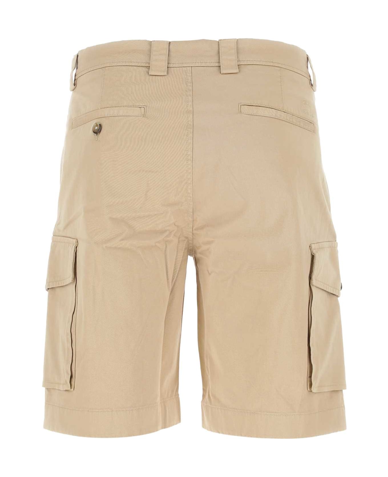 Woolrich Beige Stretch Cotton Bermuda Shorts - BEACHSAND ショートパンツ
