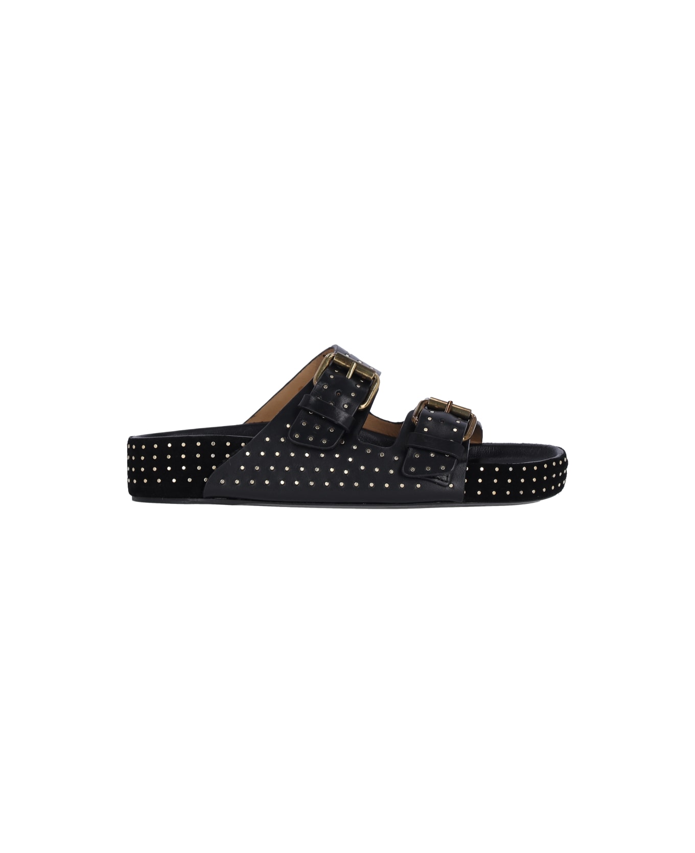 Isabel Marant Studded Detail Sandals - Black