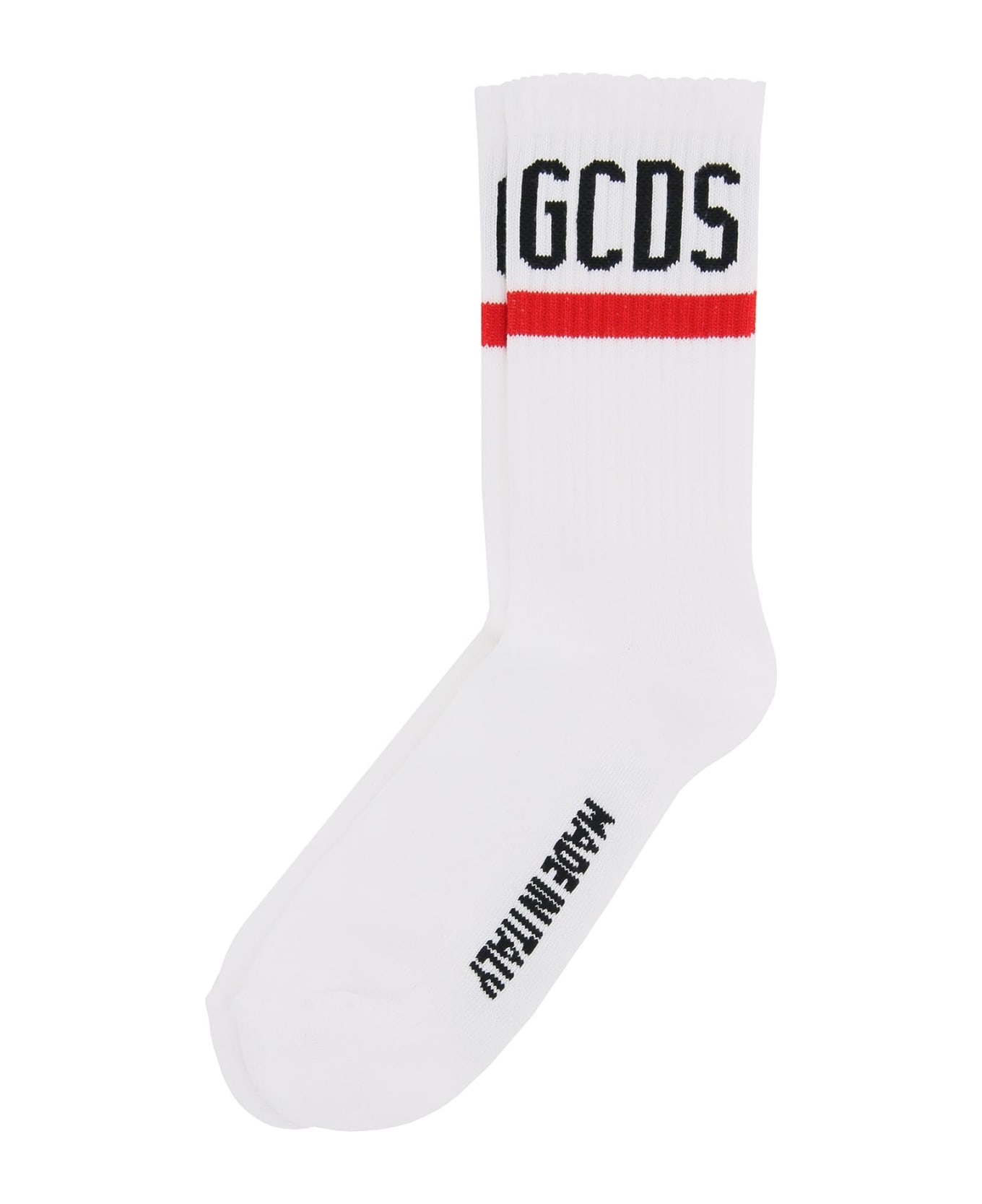 GCDS Sports Socks - White
