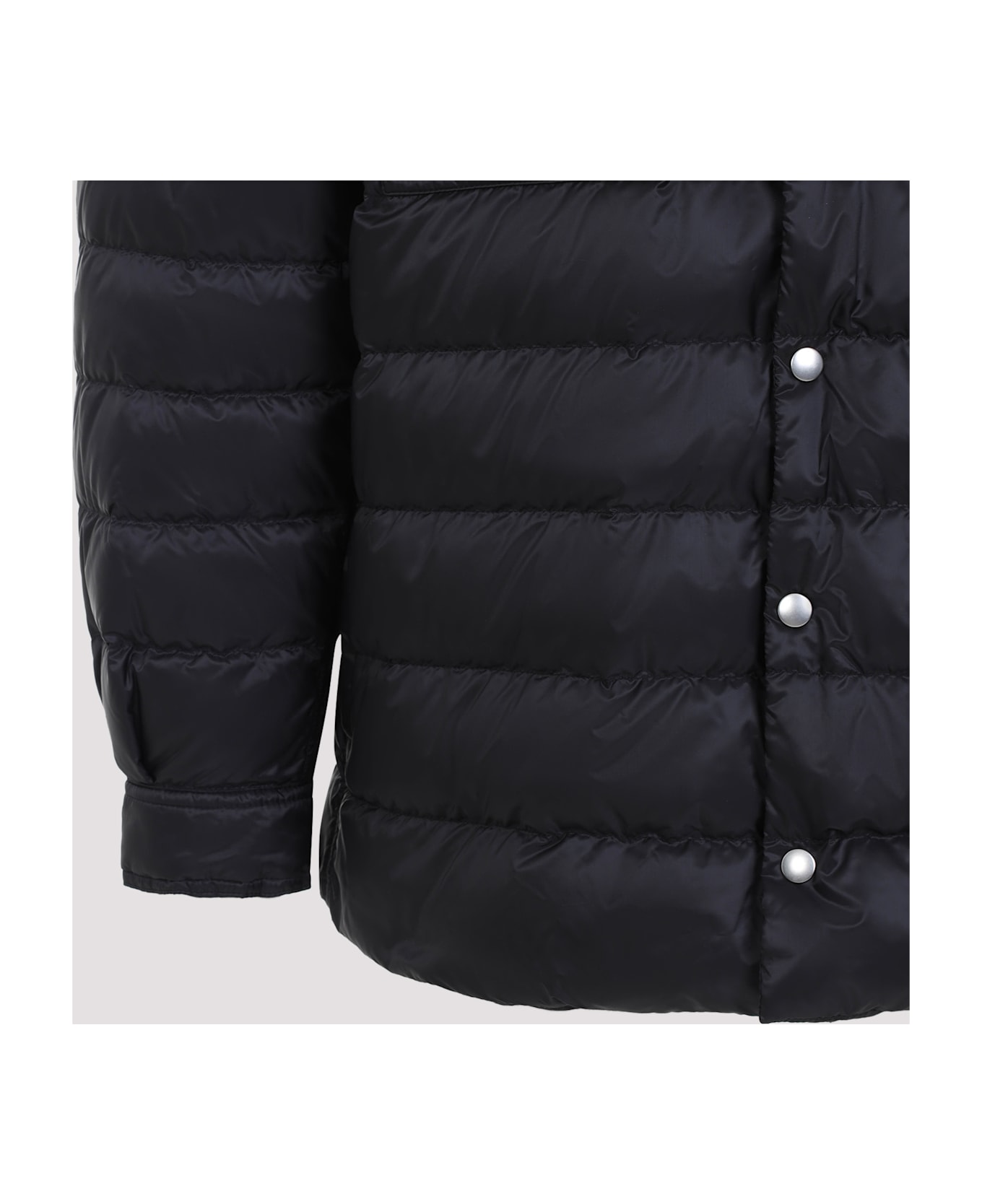 Moncler + Rick Owens Mu02d2f01outershirt - Black