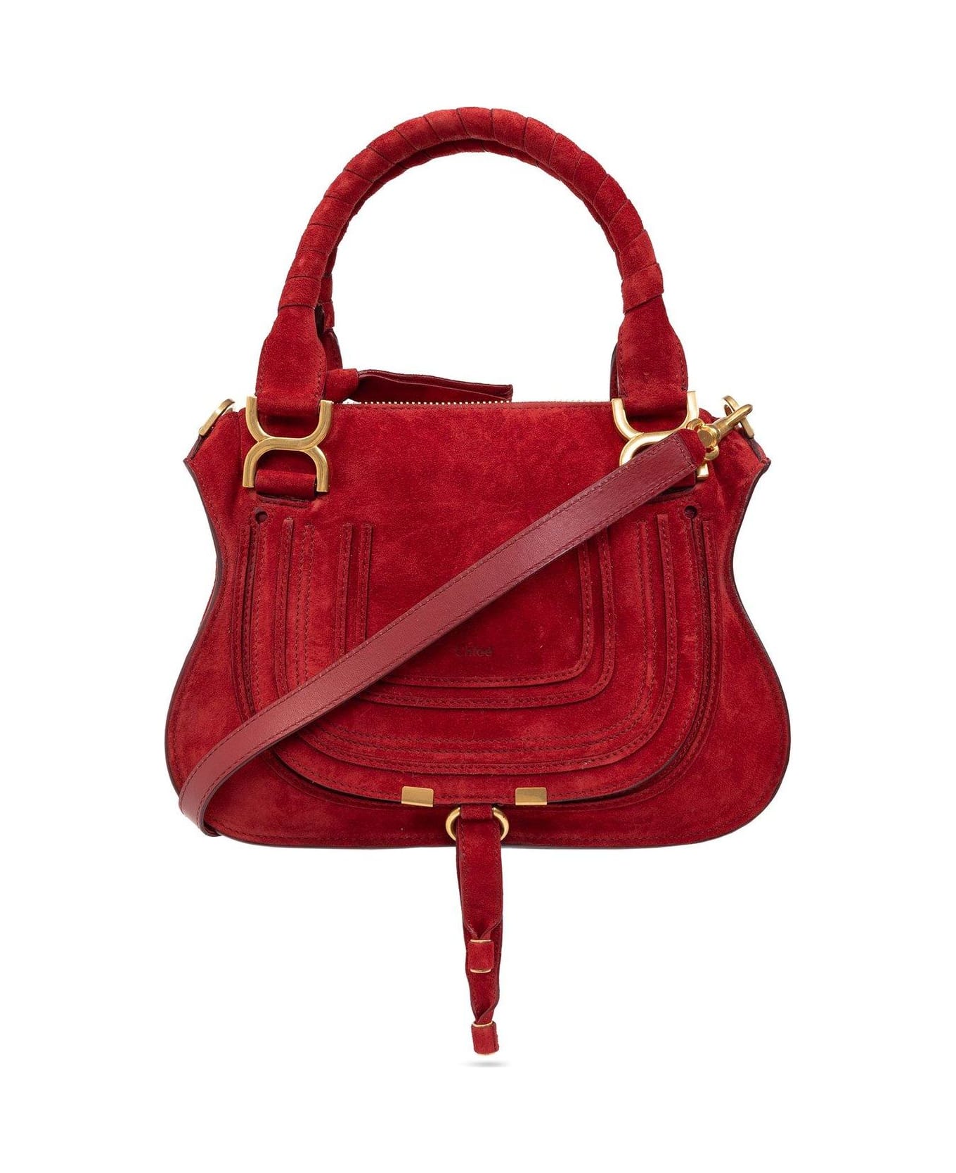 Chloé Marcie Shoulder Bag - red