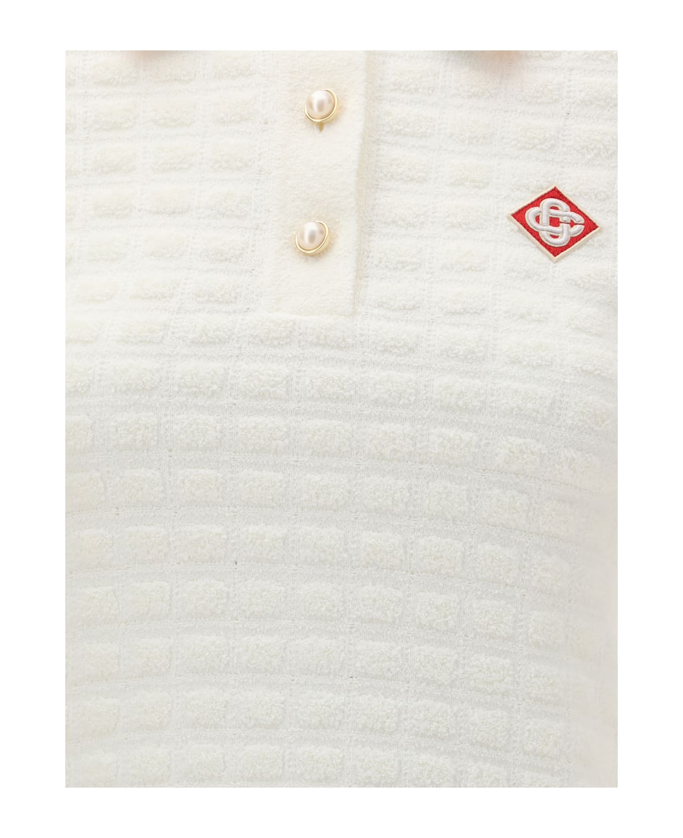 Casablanca Boucle Polo Shirt