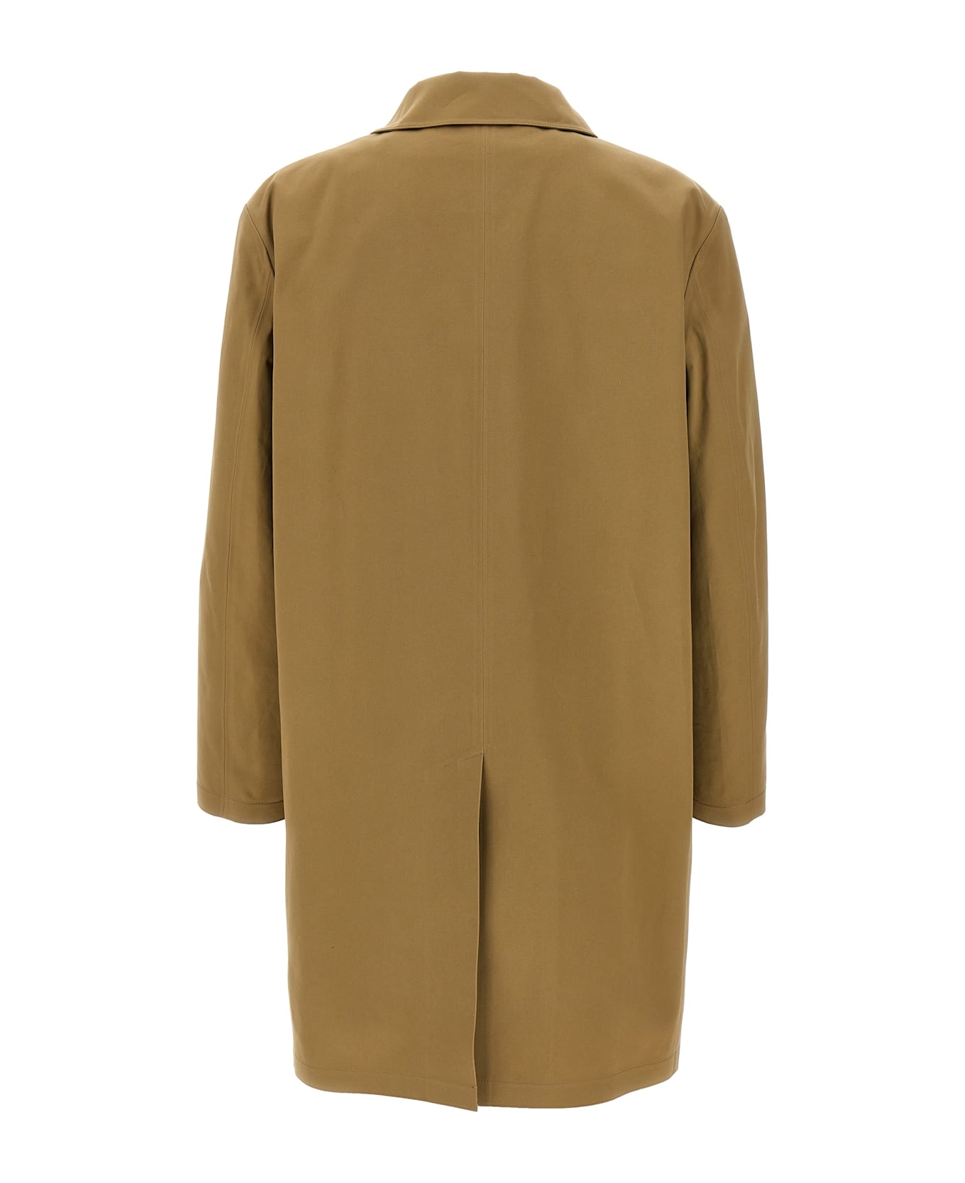 Saint Laurent 'mackintosh' Trench Coat - Beige