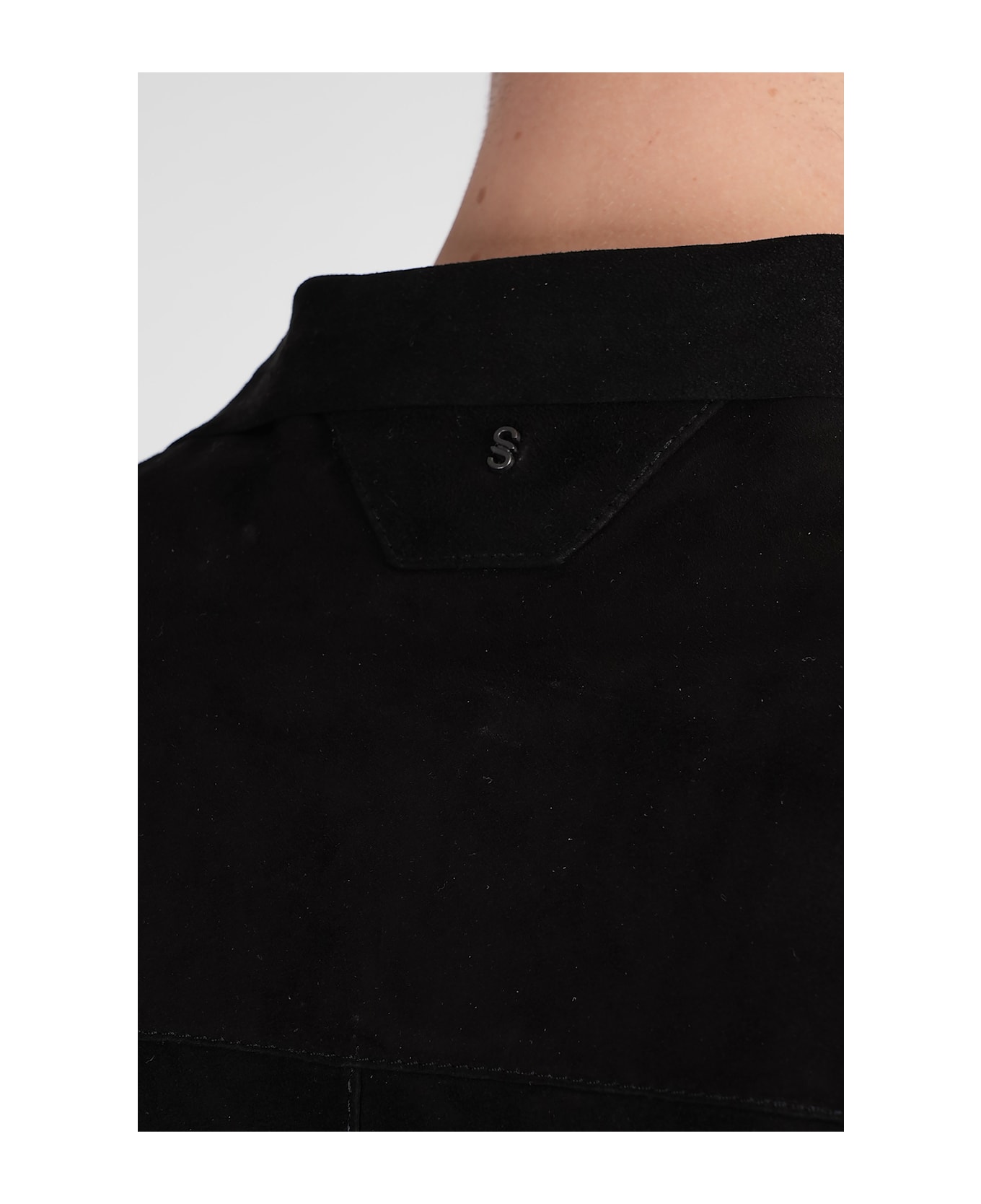 Salvatore Santoro Leather Jacket In Black Leather - black