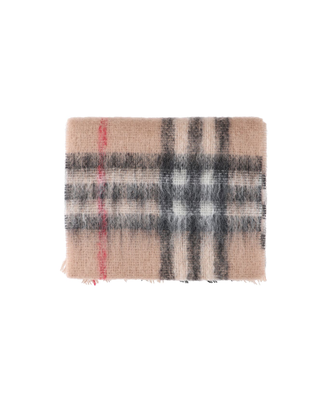 Burberry 
check
 Scarf - Beige