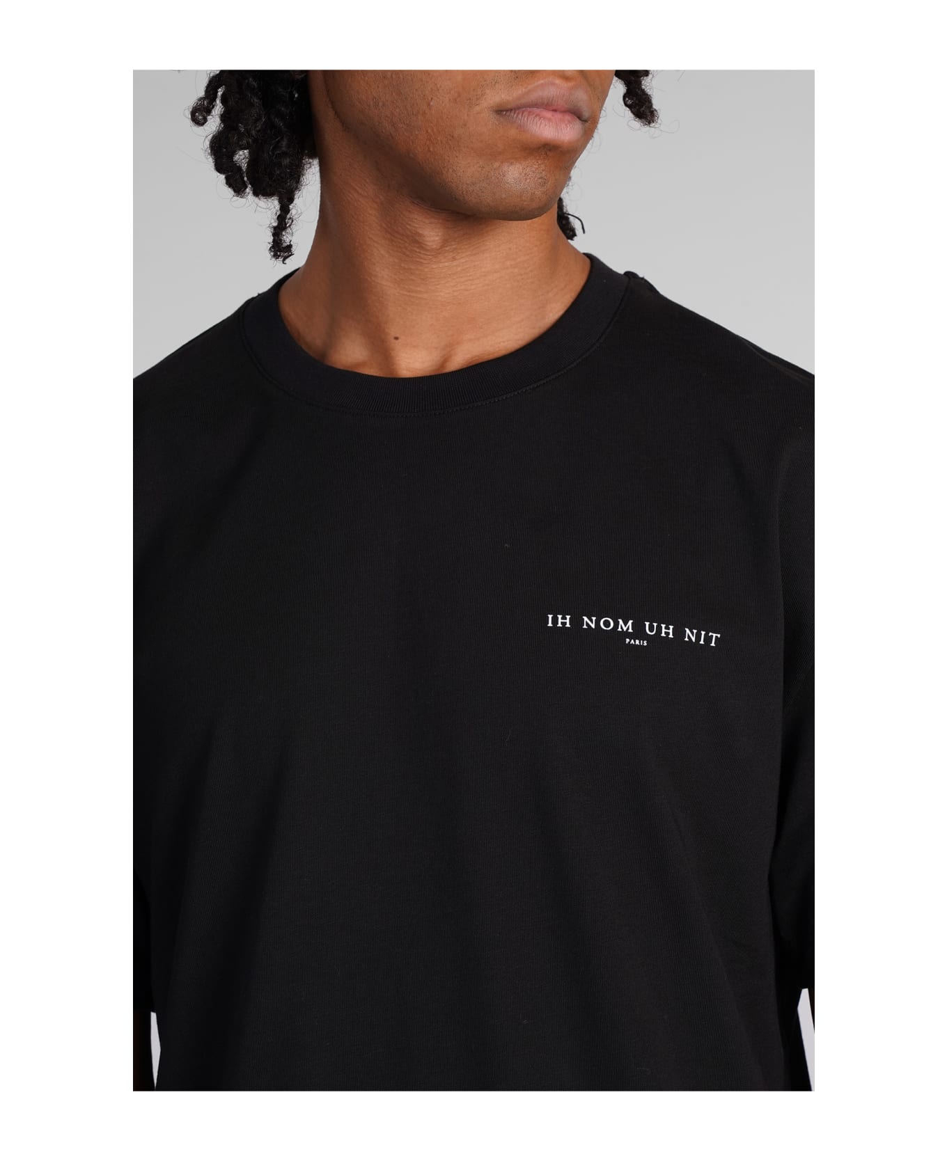 ih nom uh nit T-shirt In Black Cotton - black