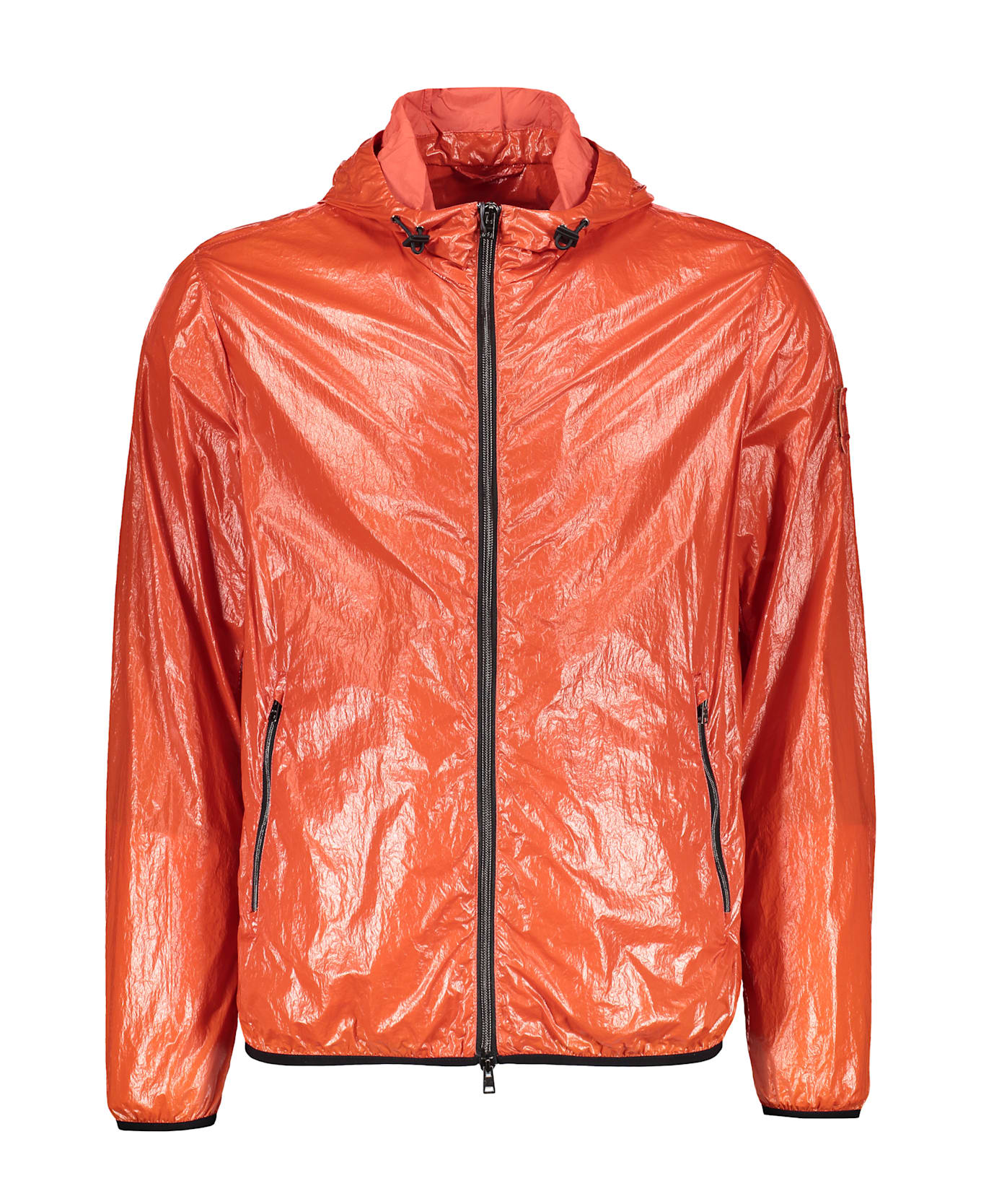 Herno Technical Fabric Hooded Jacket - Orange