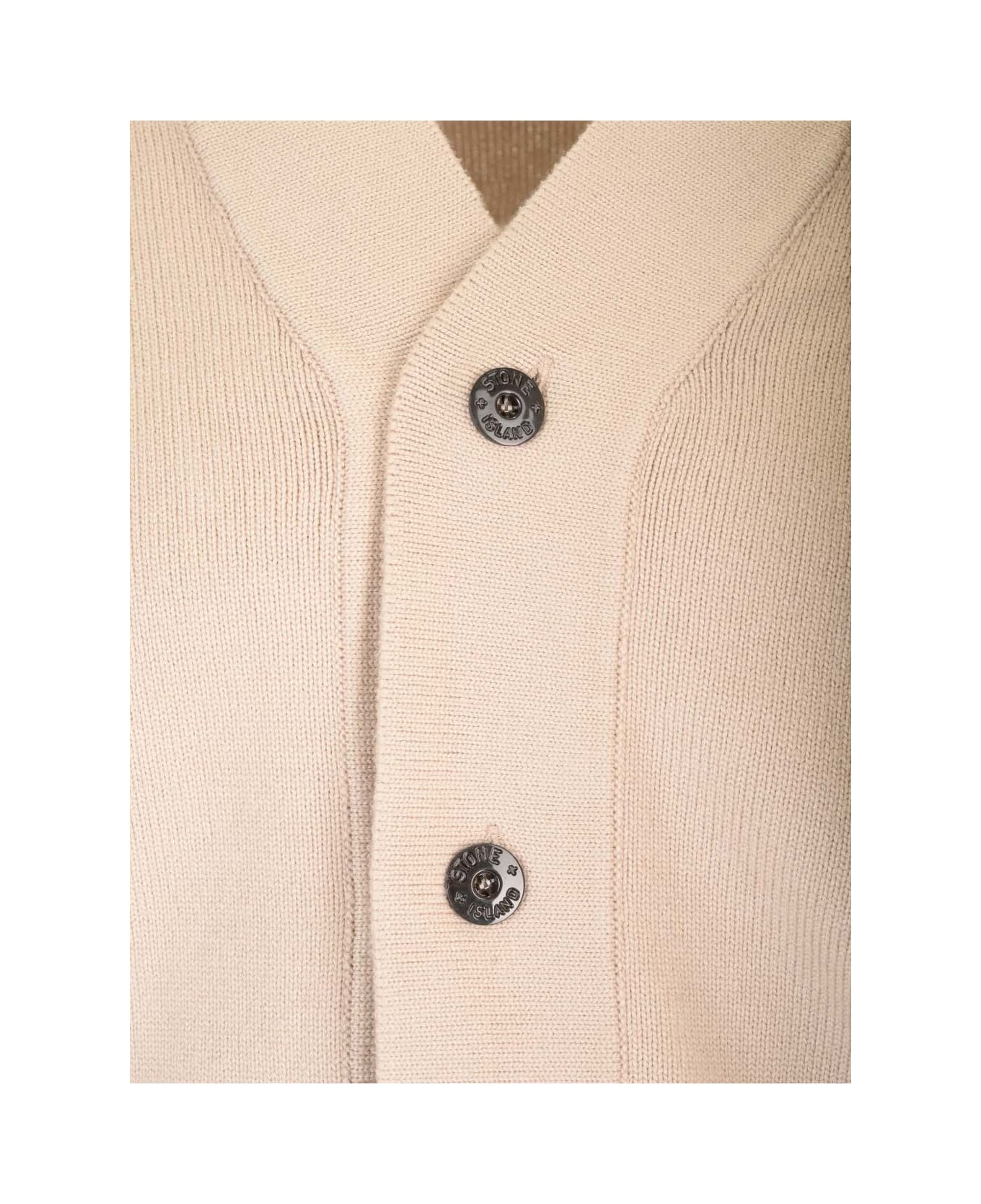 Stone Island Dark Blue Cardigan - PLASTER