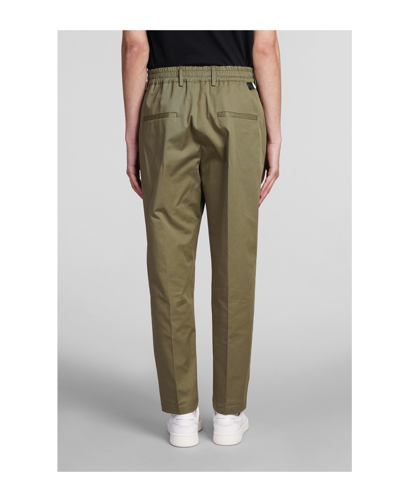 Low Brand George Pants In Green Cotton - green ボトムス