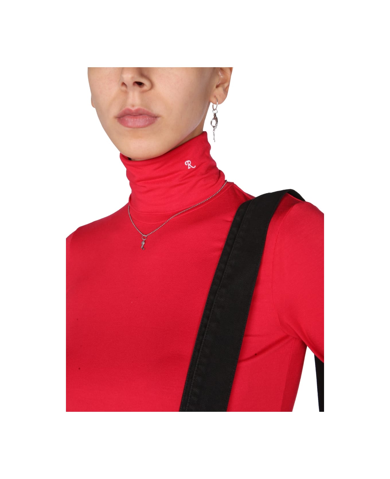 Raf Simons Turtle Neck Sweater - RED ニットウェア
