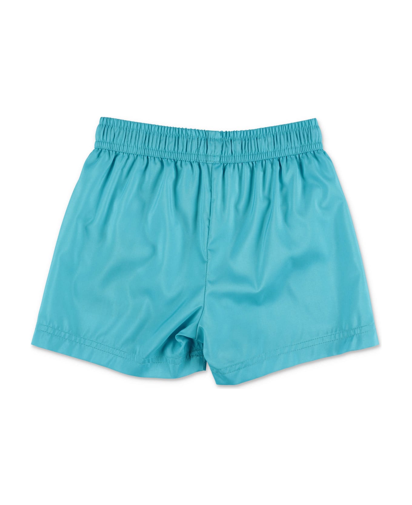 Moschino Shorts Da Mare Azzurri In Nylon - Celeste