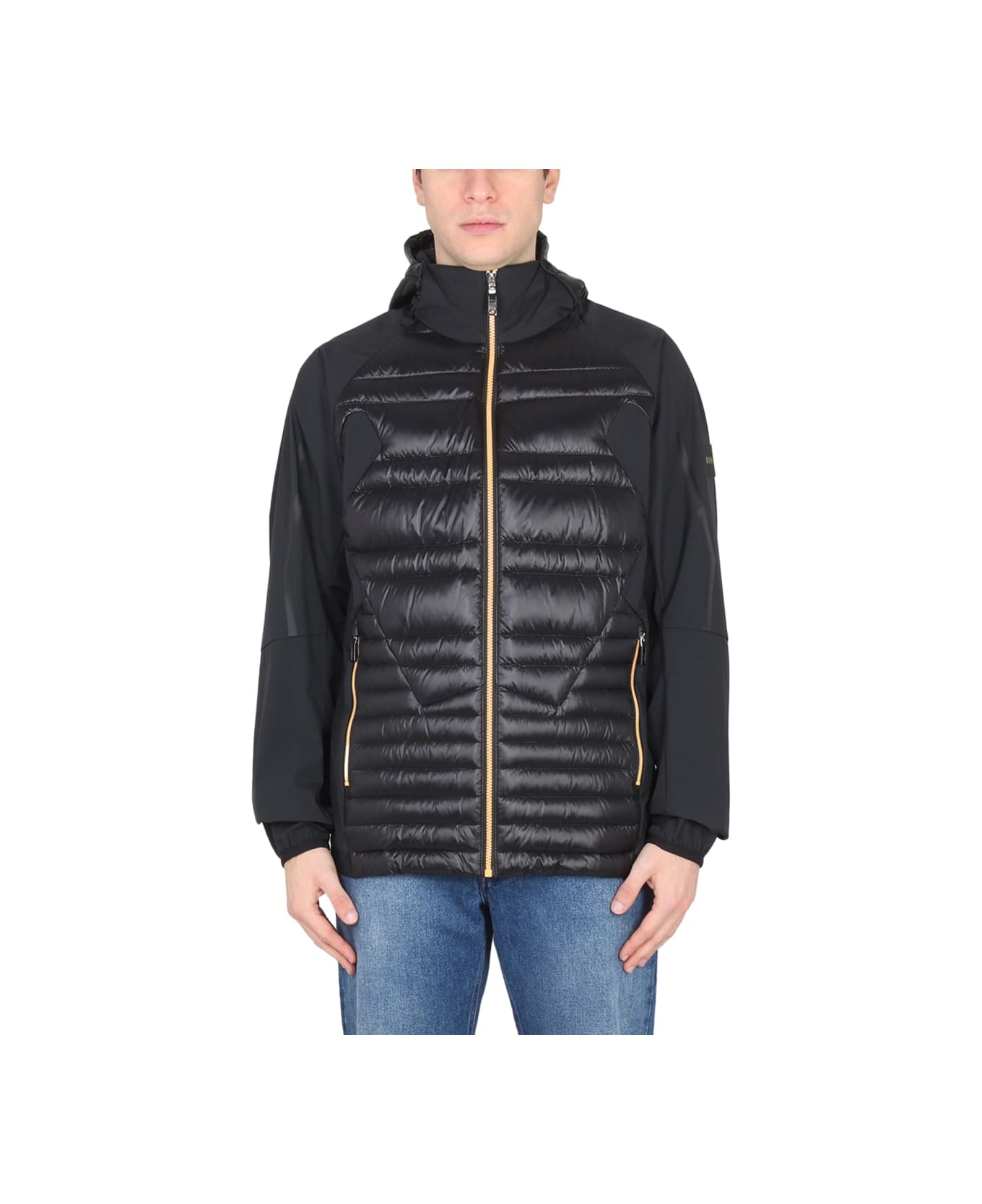 Hugo Boss Hooded Jacket - BLACK