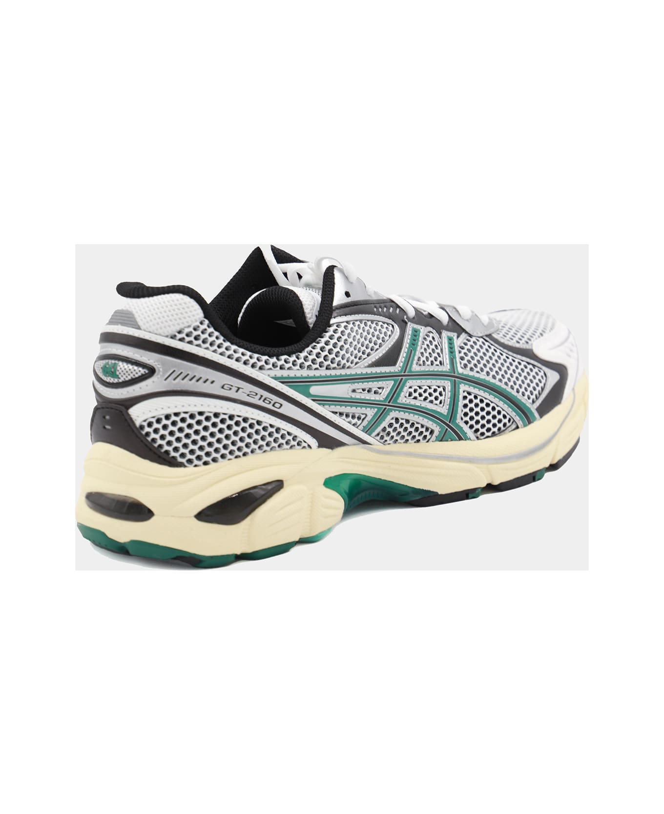 Asics Black And Grey Sneakers - White/jasper Green
