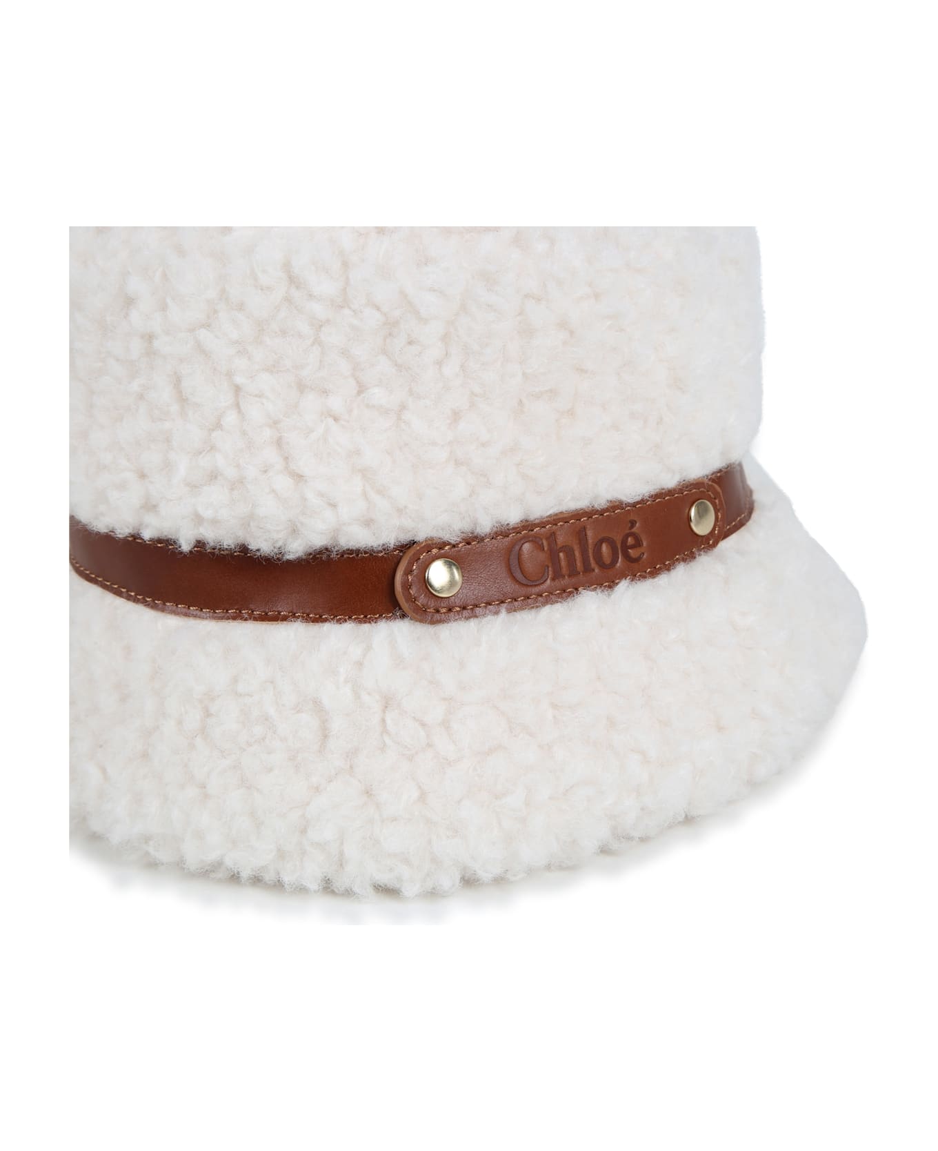 Chloé Hat With Logo - Beige