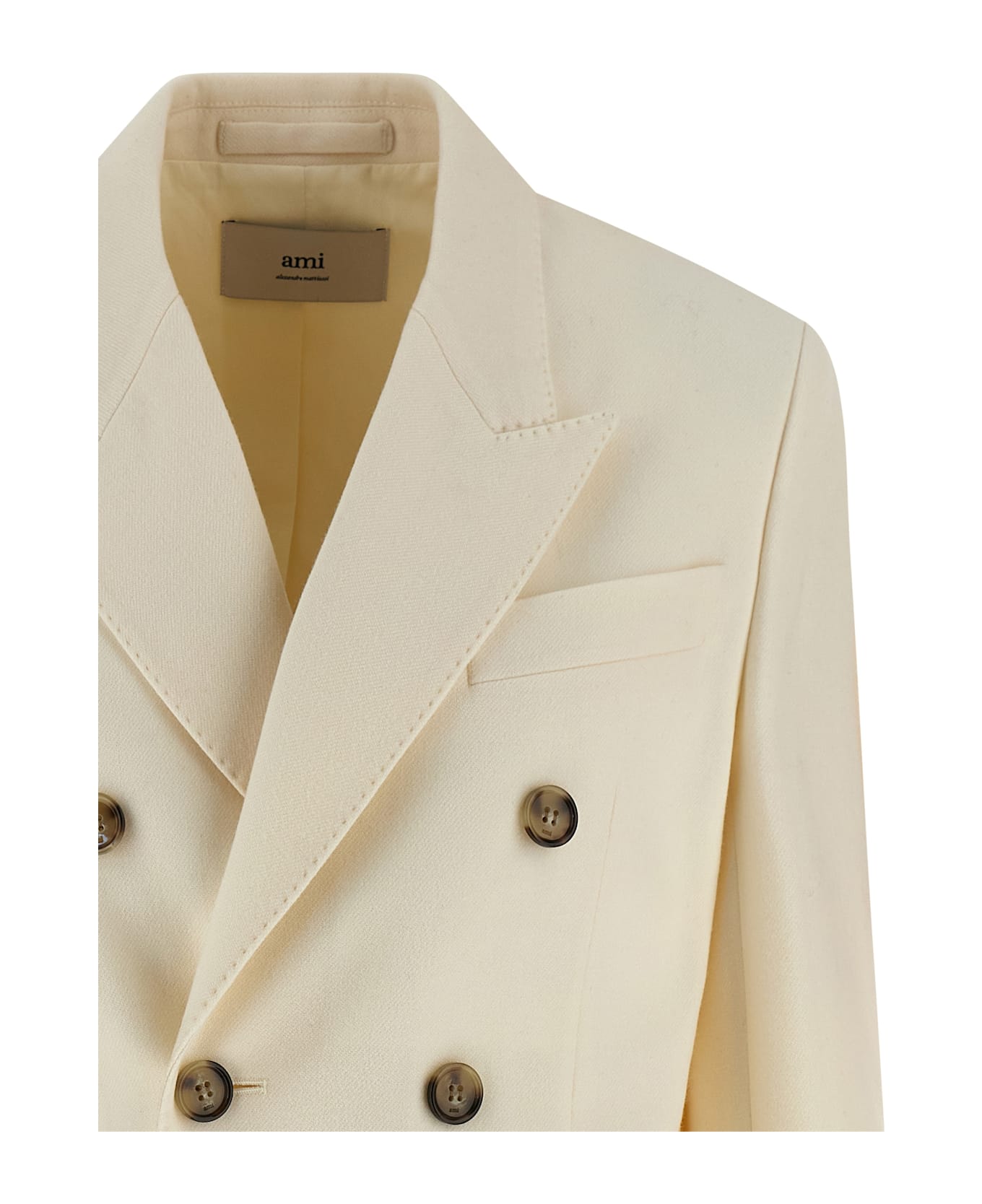 Ami Alexandre Mattiussi Wool Blazer - White