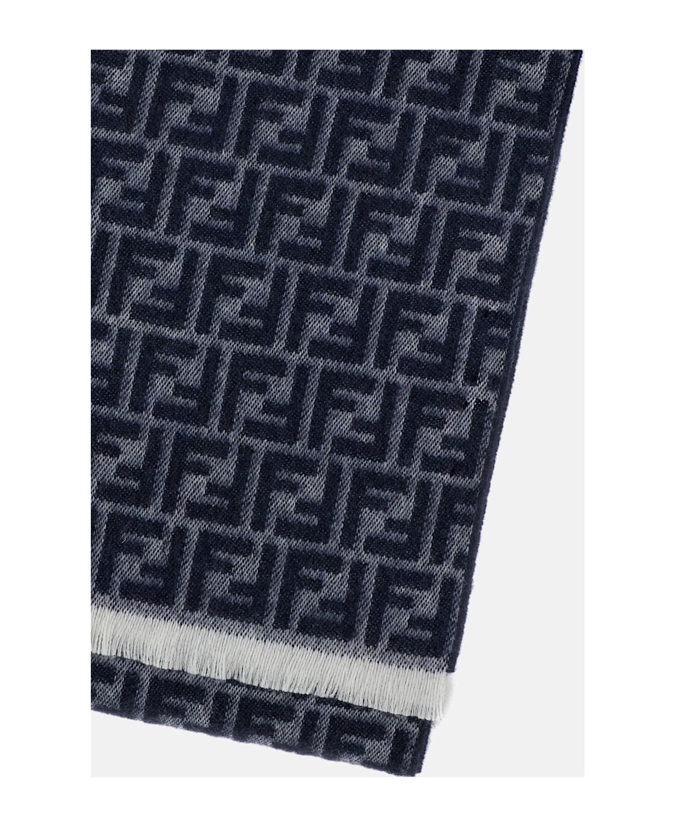 Fendi Wool Scarf - Grey