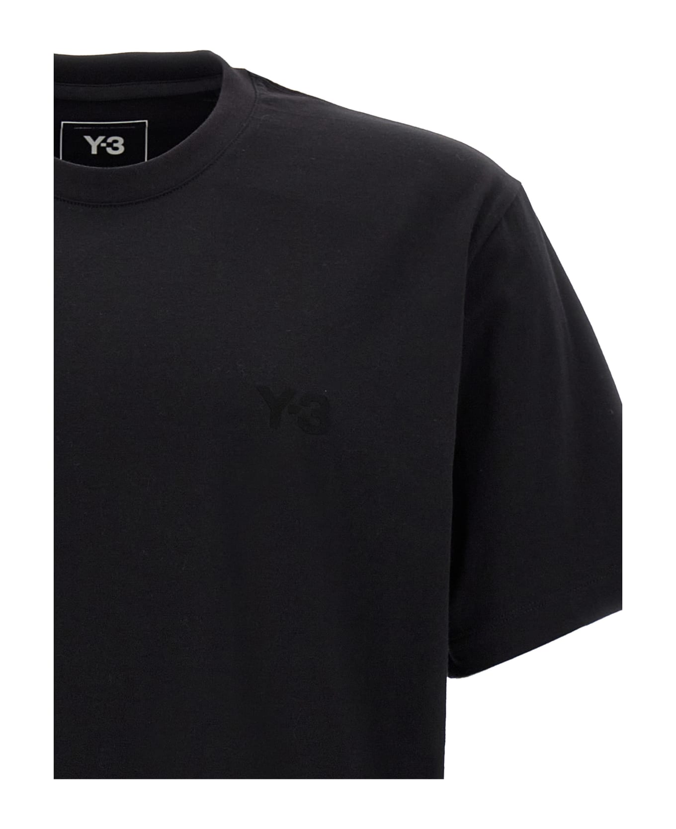 Y-3 Logo Print T-shirt - Black