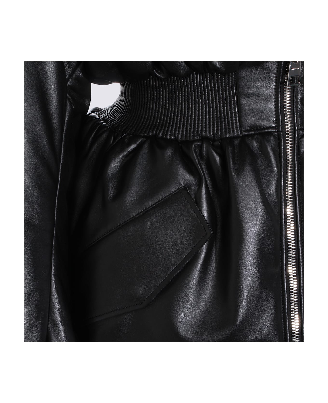 Givenchy Black Leather Jacket - Black