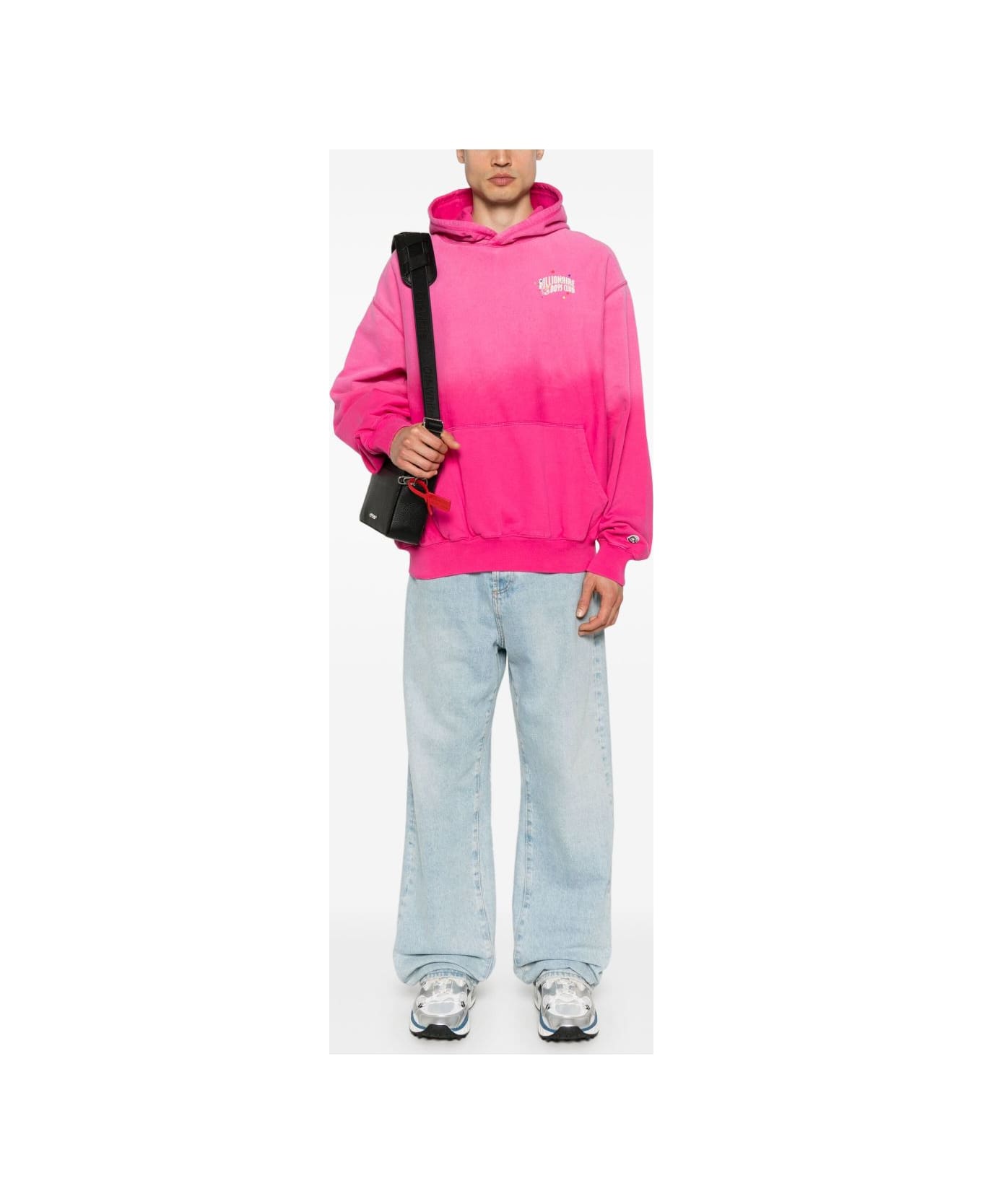 Billionaire Logo Oversized Hoodie - Pink