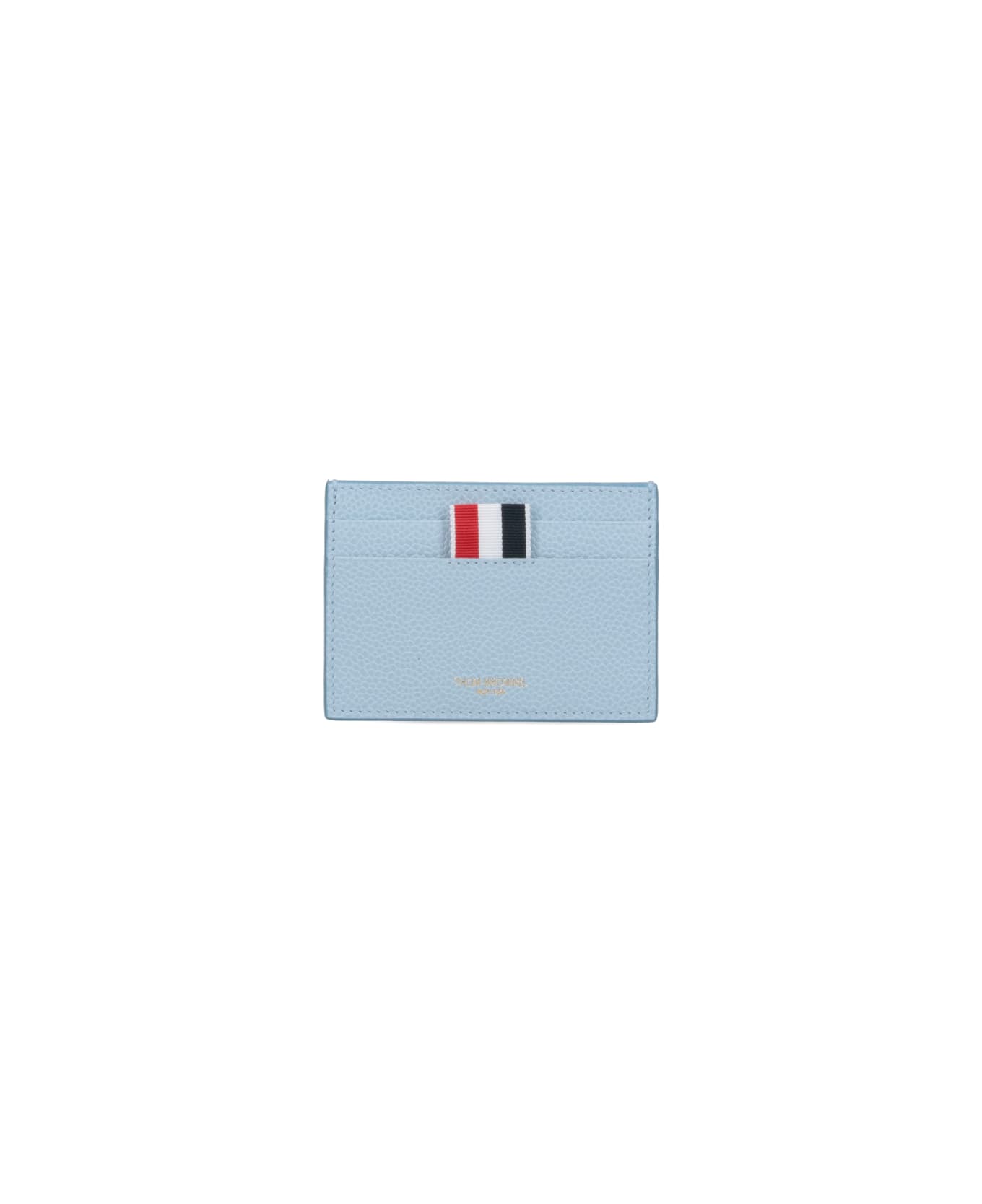 Thom Browne "pebble Grain" Card Holder - Light Blue