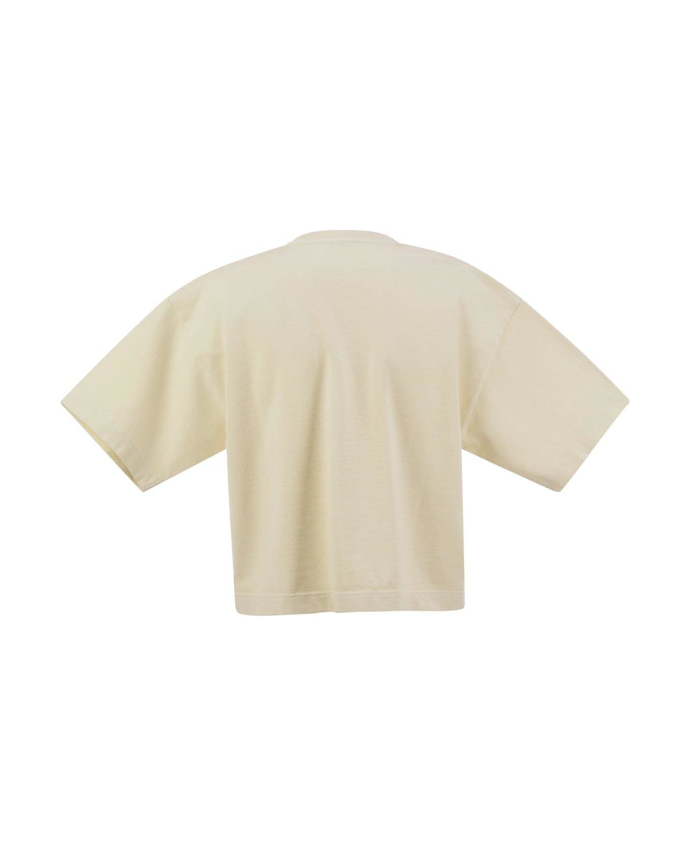 Autry Crewneck Cropped T-shirt