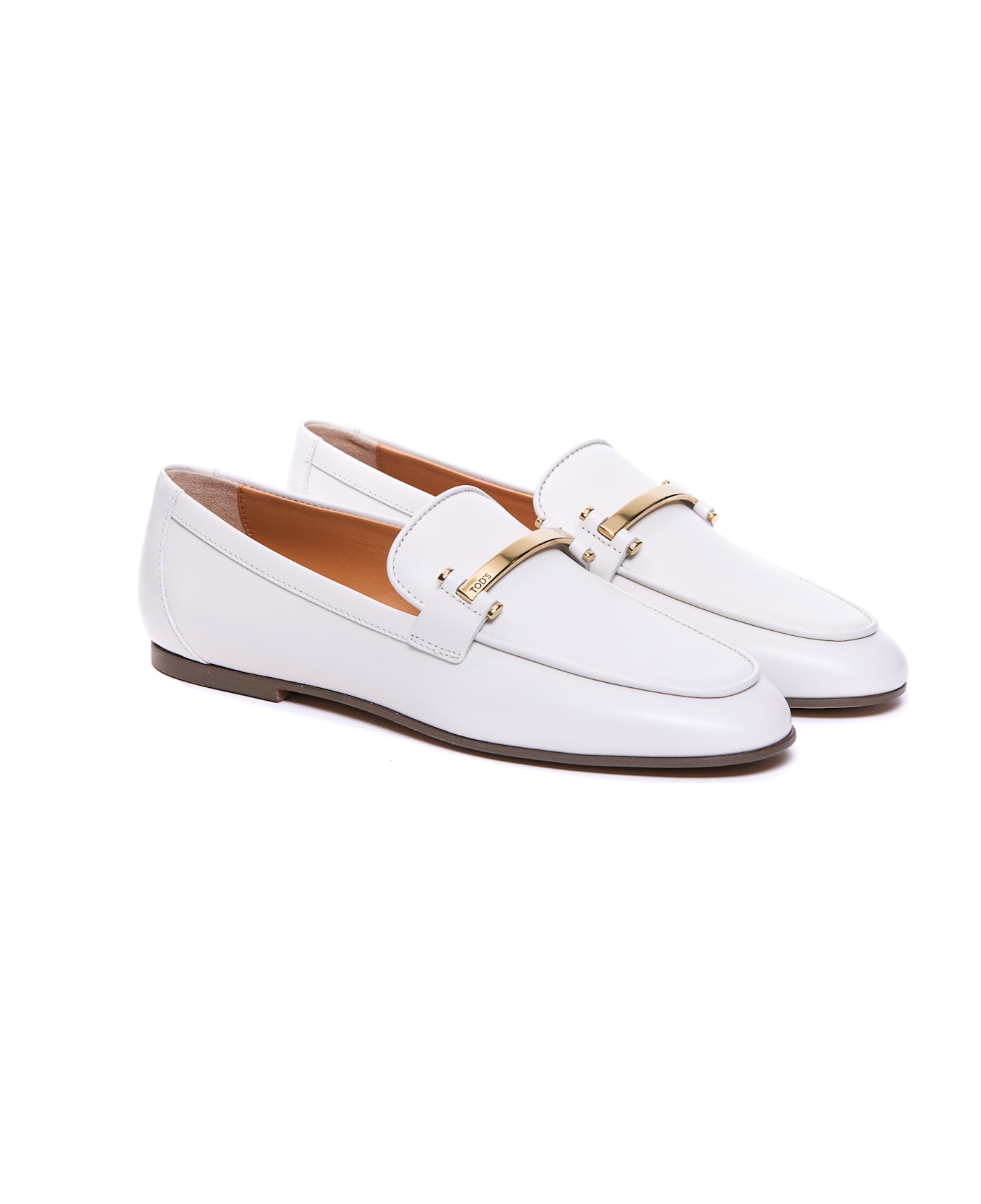 Tod
s Calfskin Moccasin - White