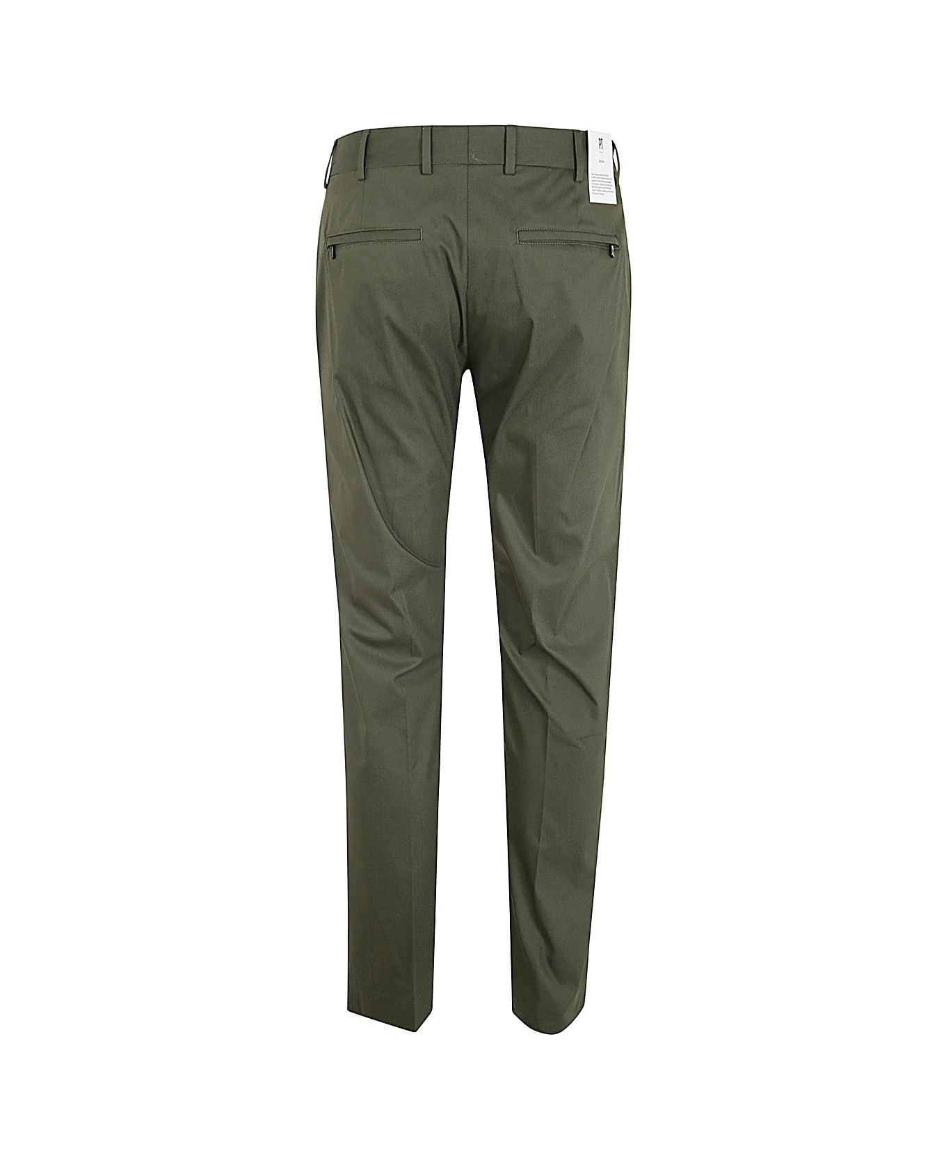 PT Torino Techno Cotton Stretch Cover Epsilon Pants - Green