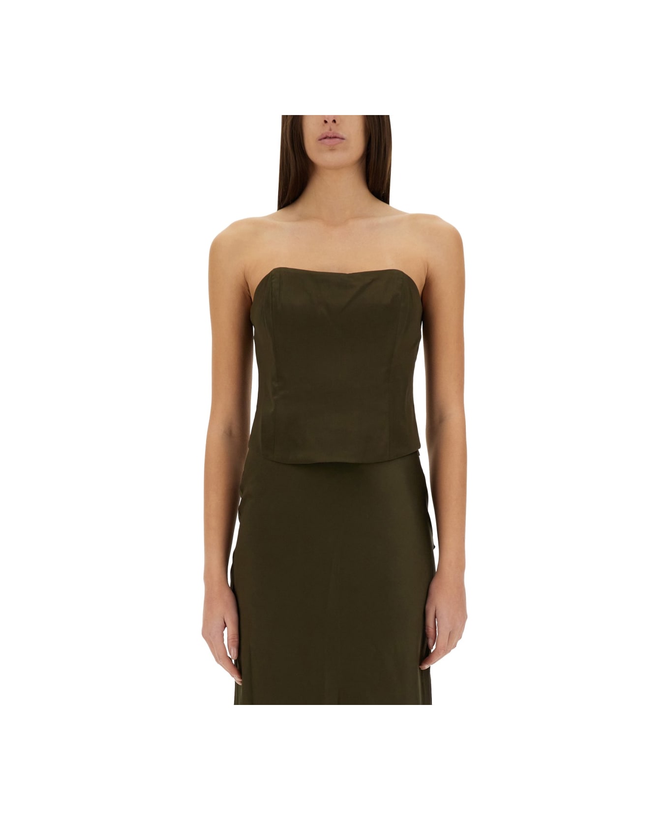 STAUD Top "brunswick" - GREEN
