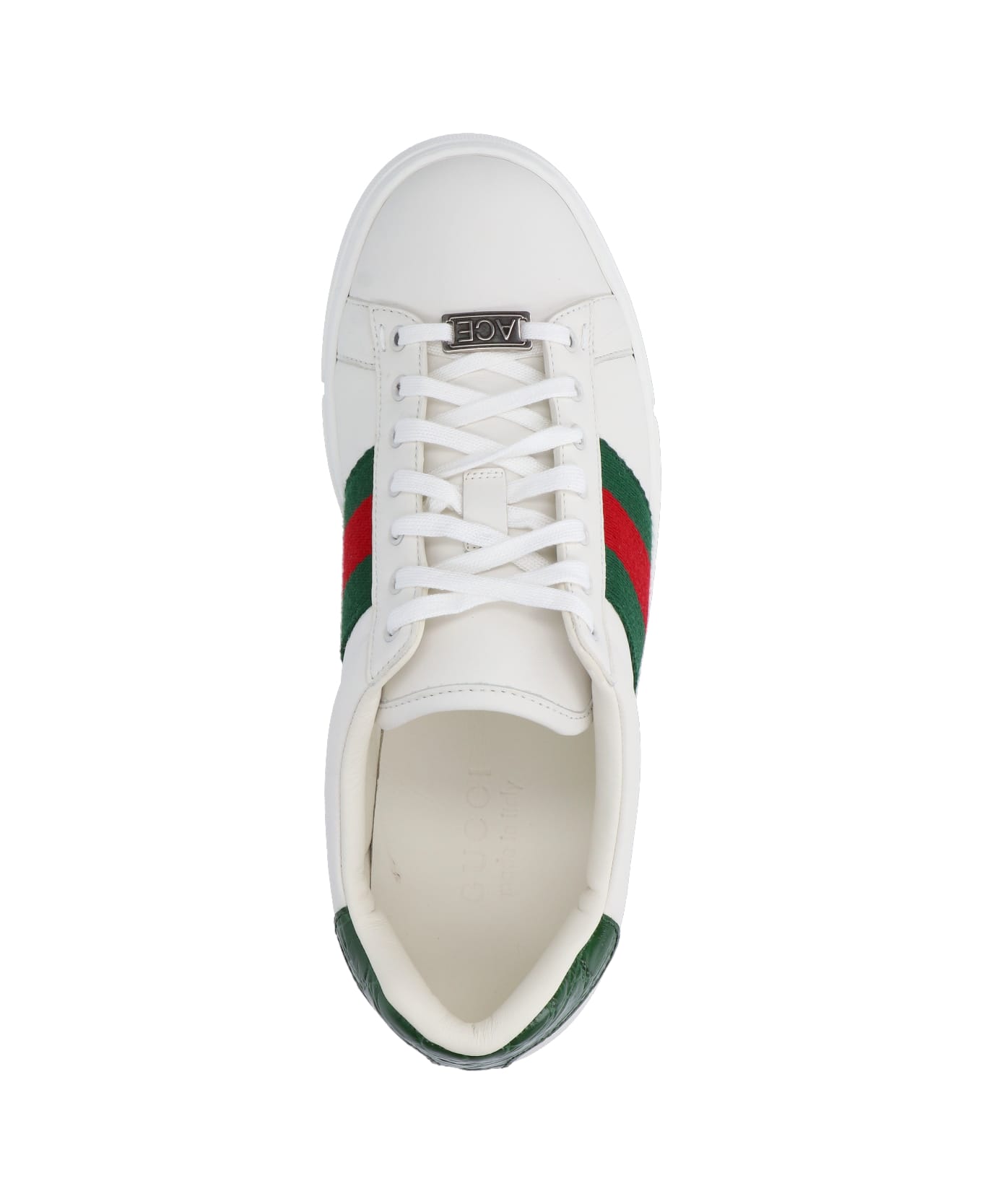 Gucci 'ace' Low-top Sneakers - Green Ace