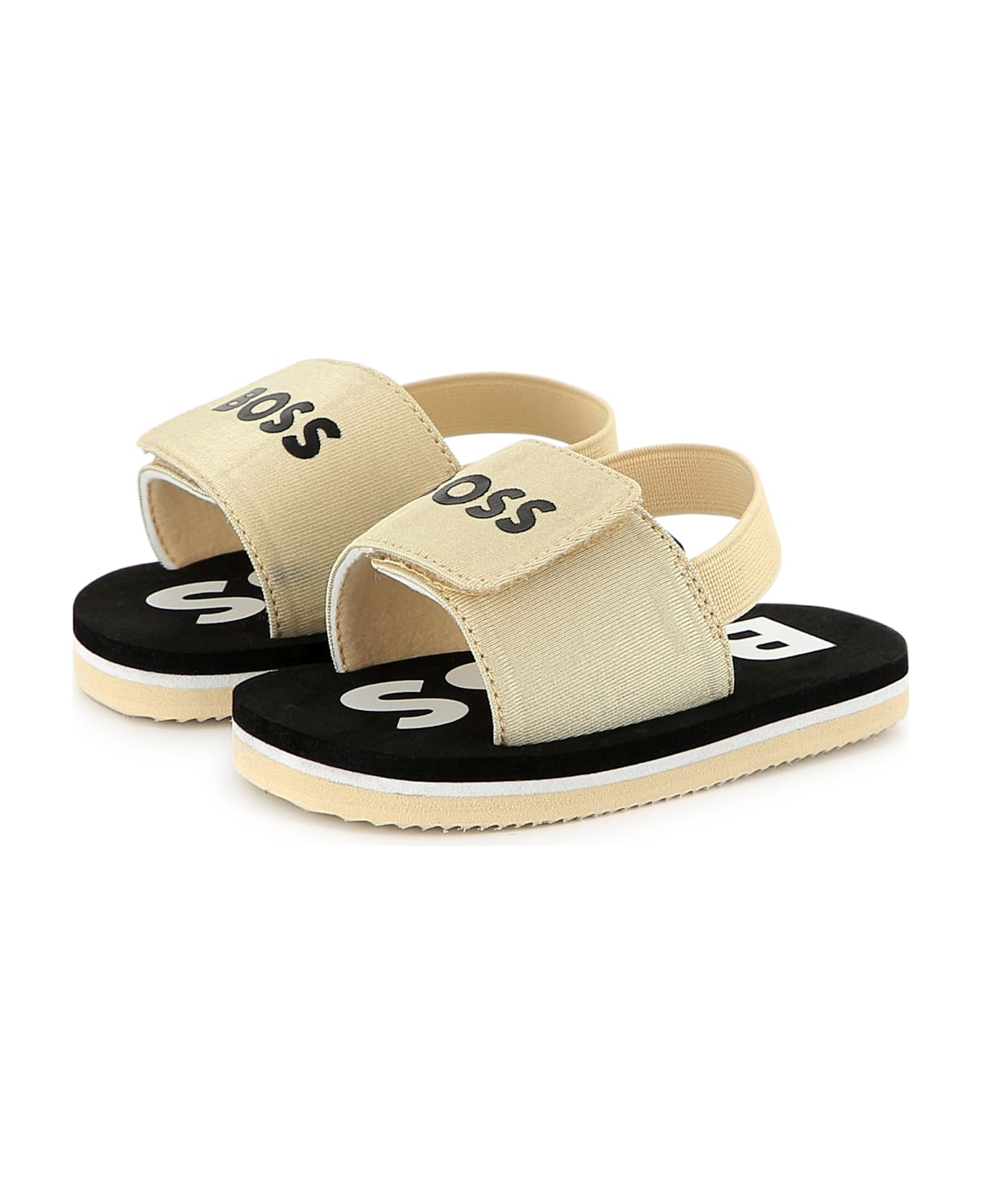 Hugo Boss Sandali Con Stampa - Beige