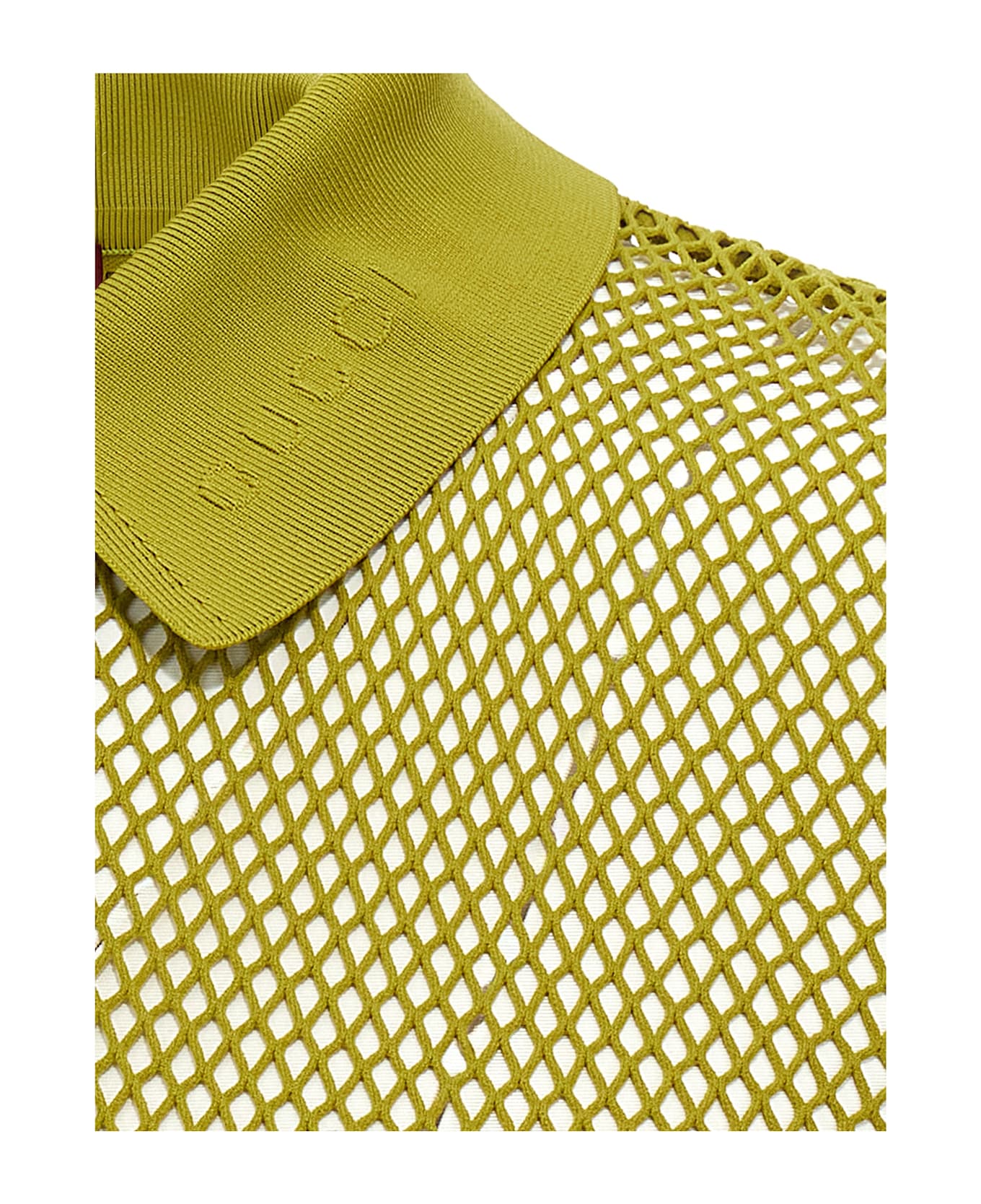 Gucci Technical Jersey Polo Shirt - Green