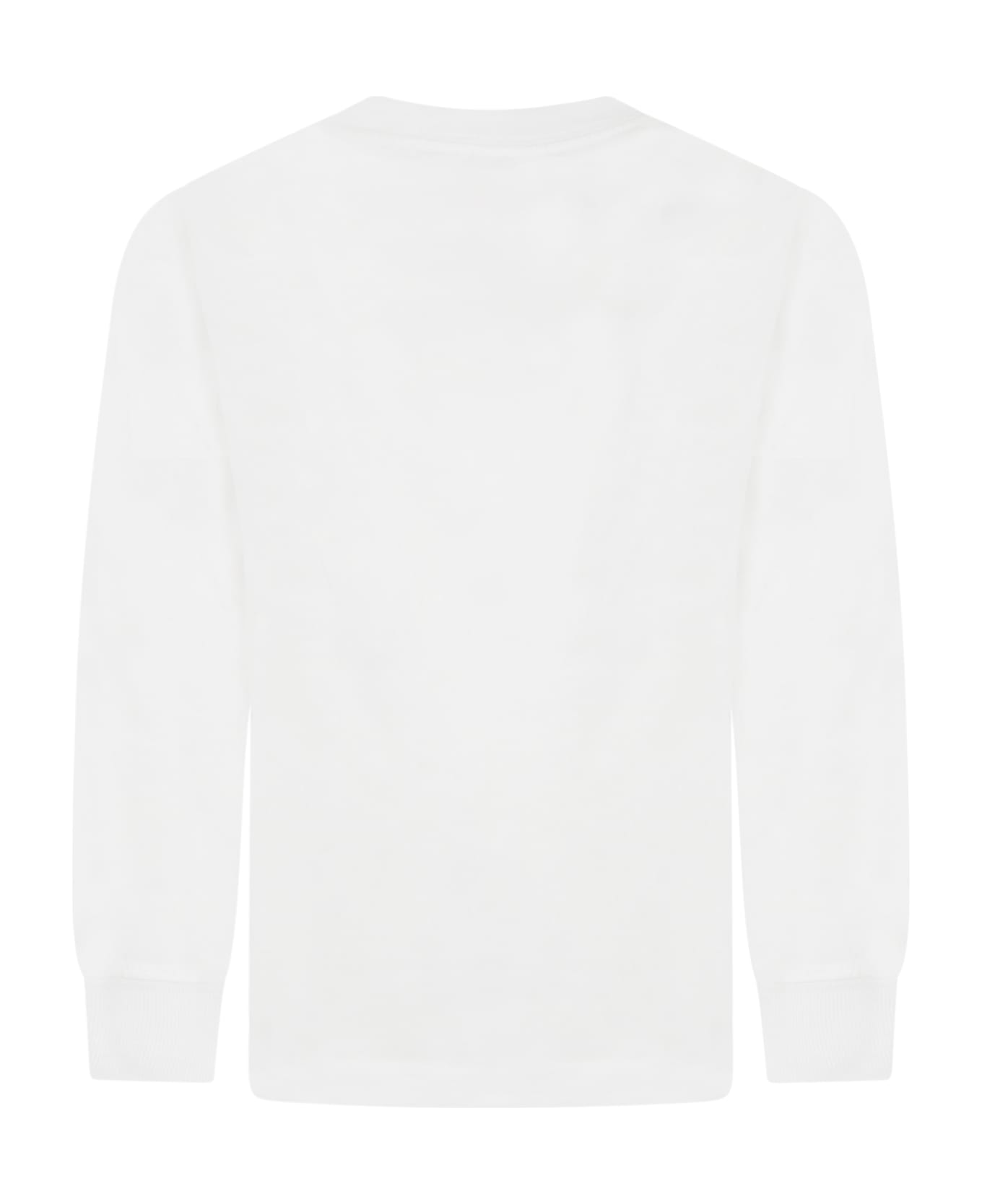 Ralph Lauren White T-shirt For Boy With Pony Logo - White