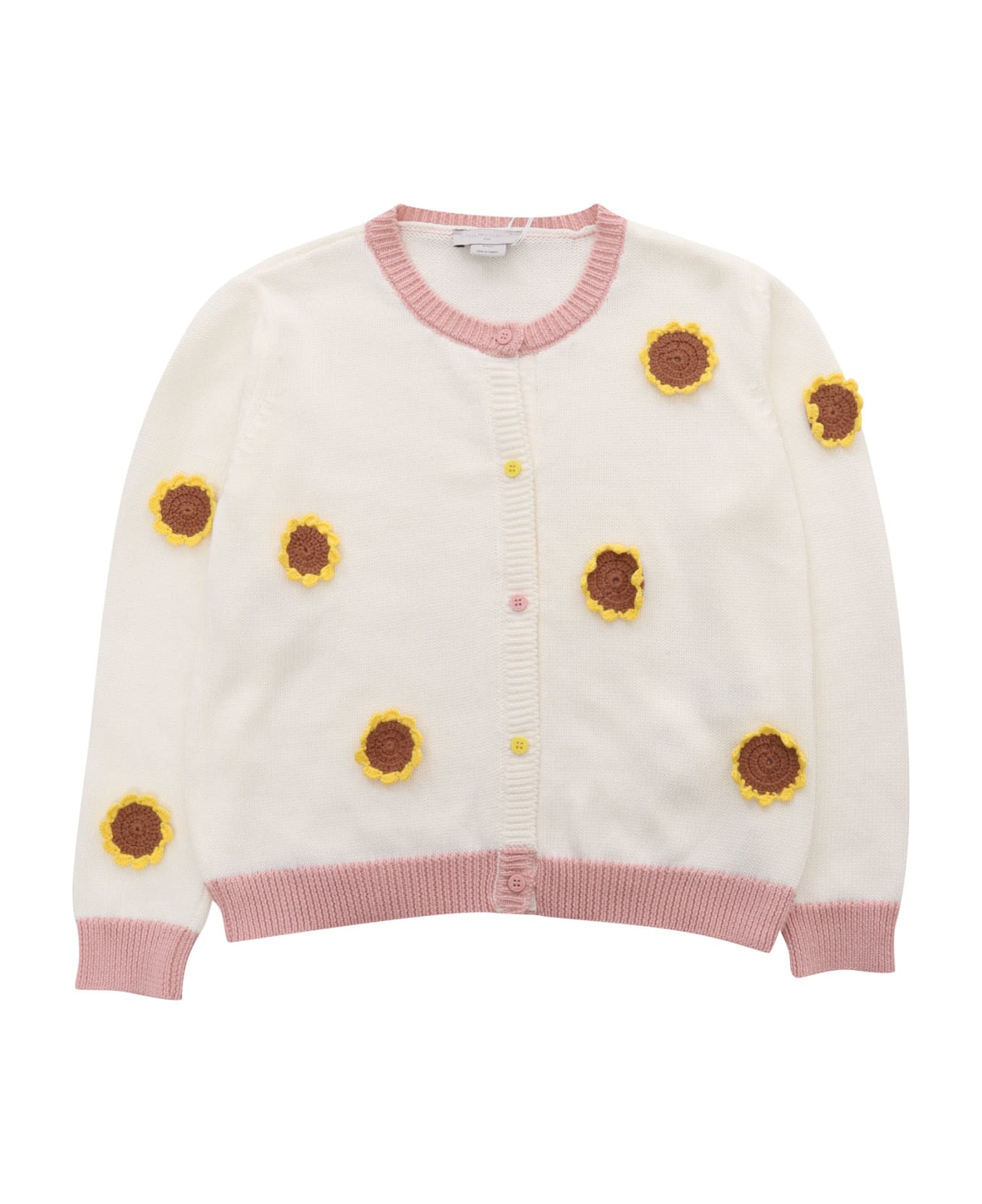 Stella McCartney Kids Knitted Cardigan - WHITE