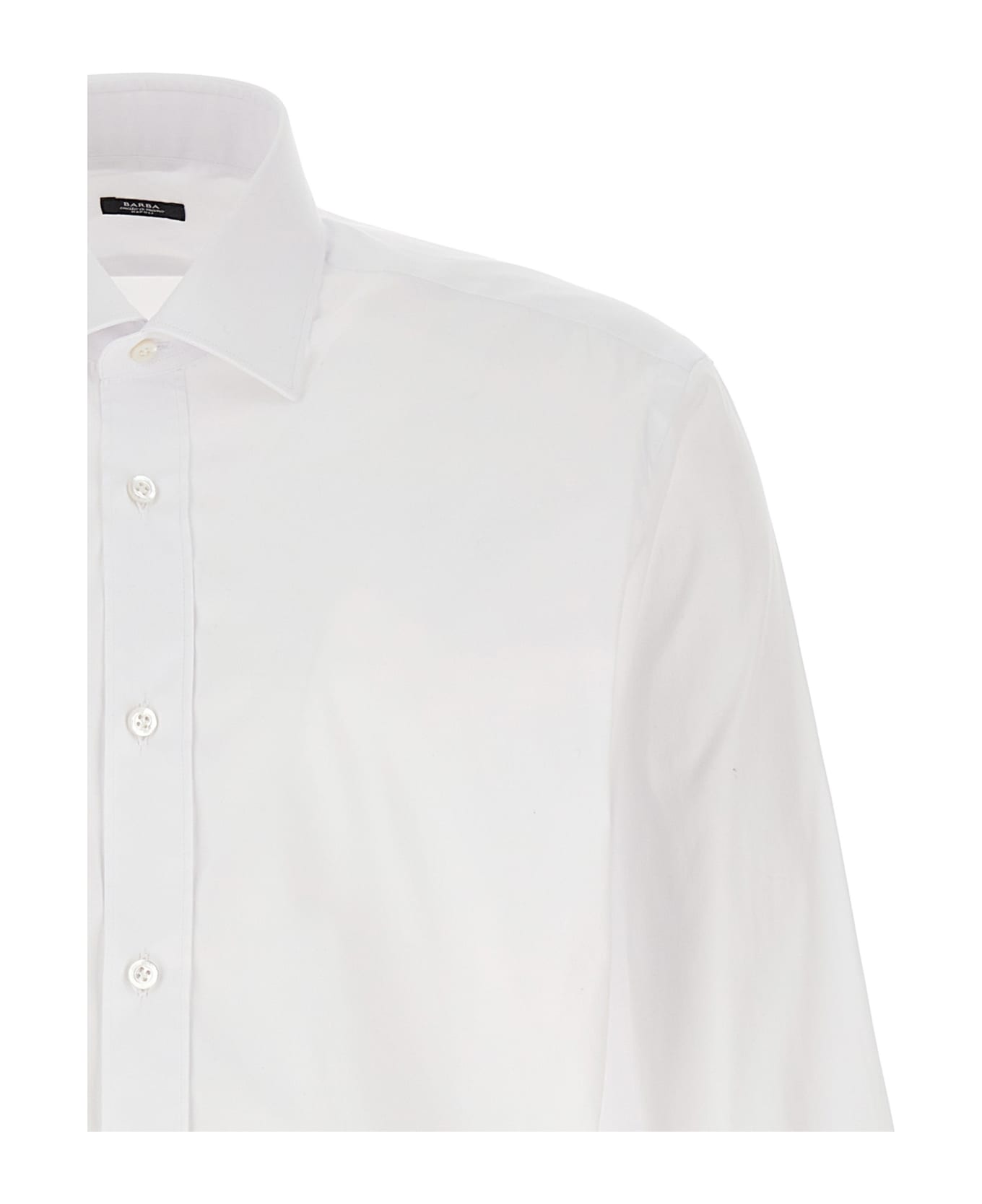 Barba Napoli Poplin Shirt - White
