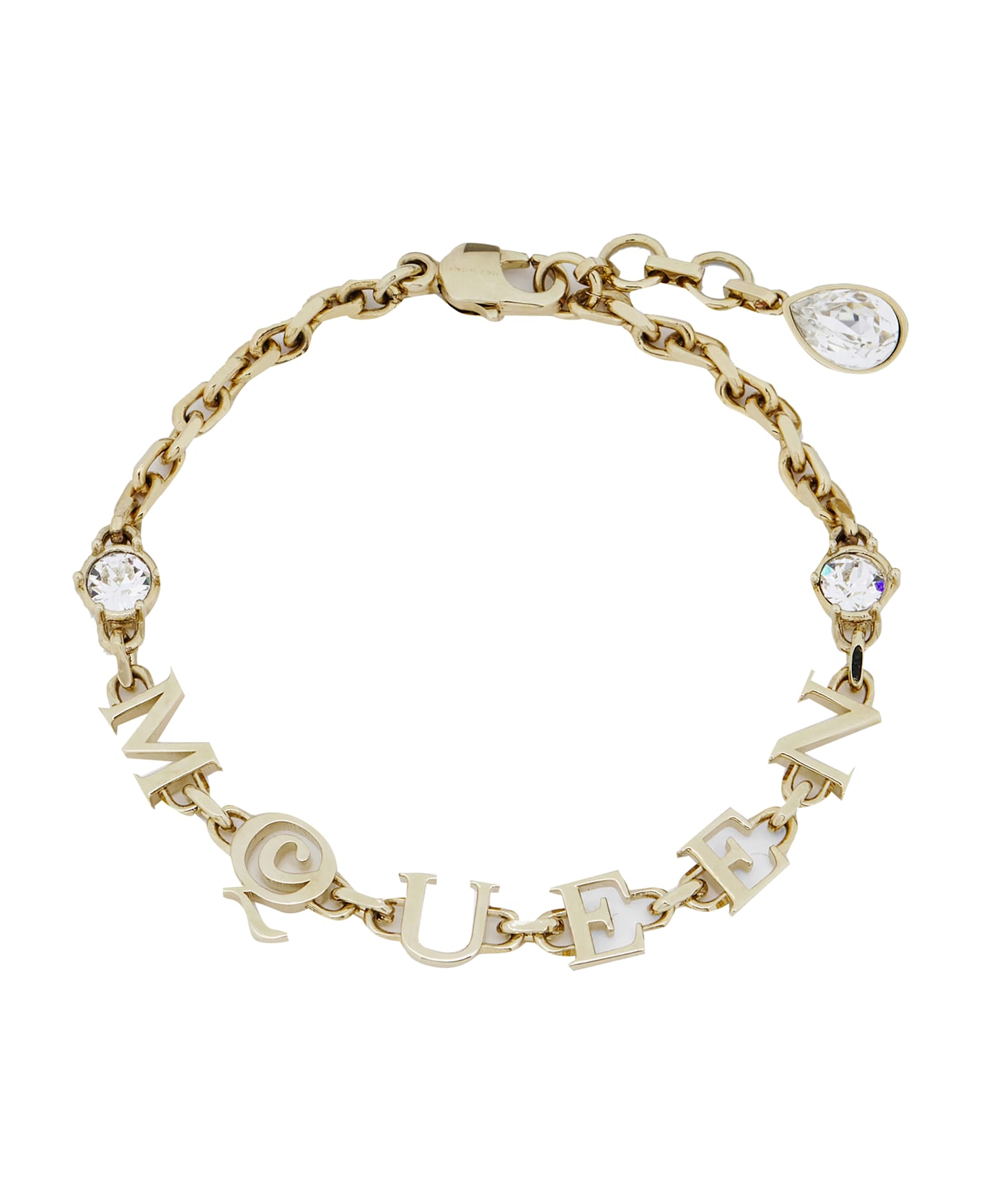 Alexander McQueen Mcqueen Chain Bracelet - Golden