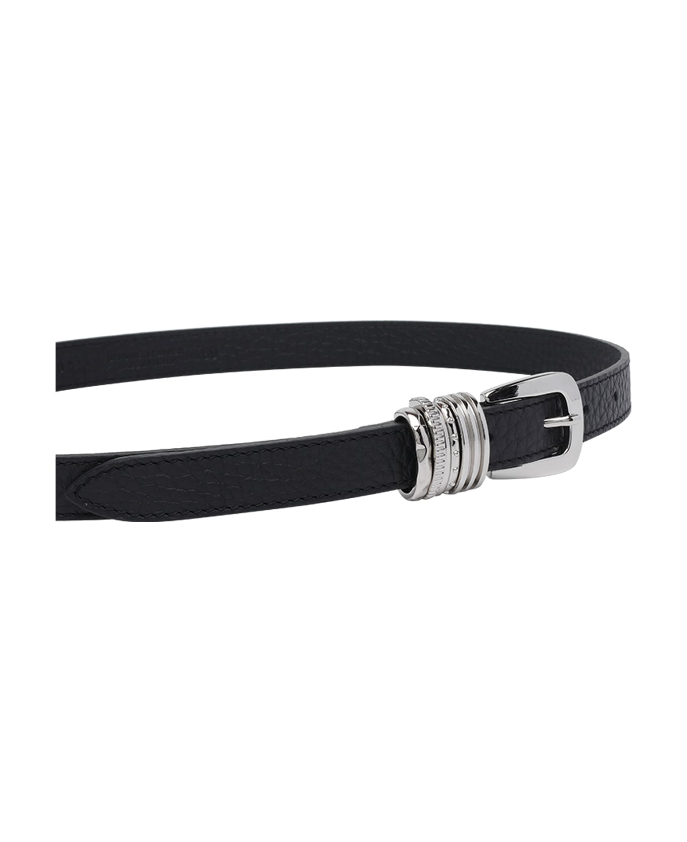 Orciani Leather Belt - Black