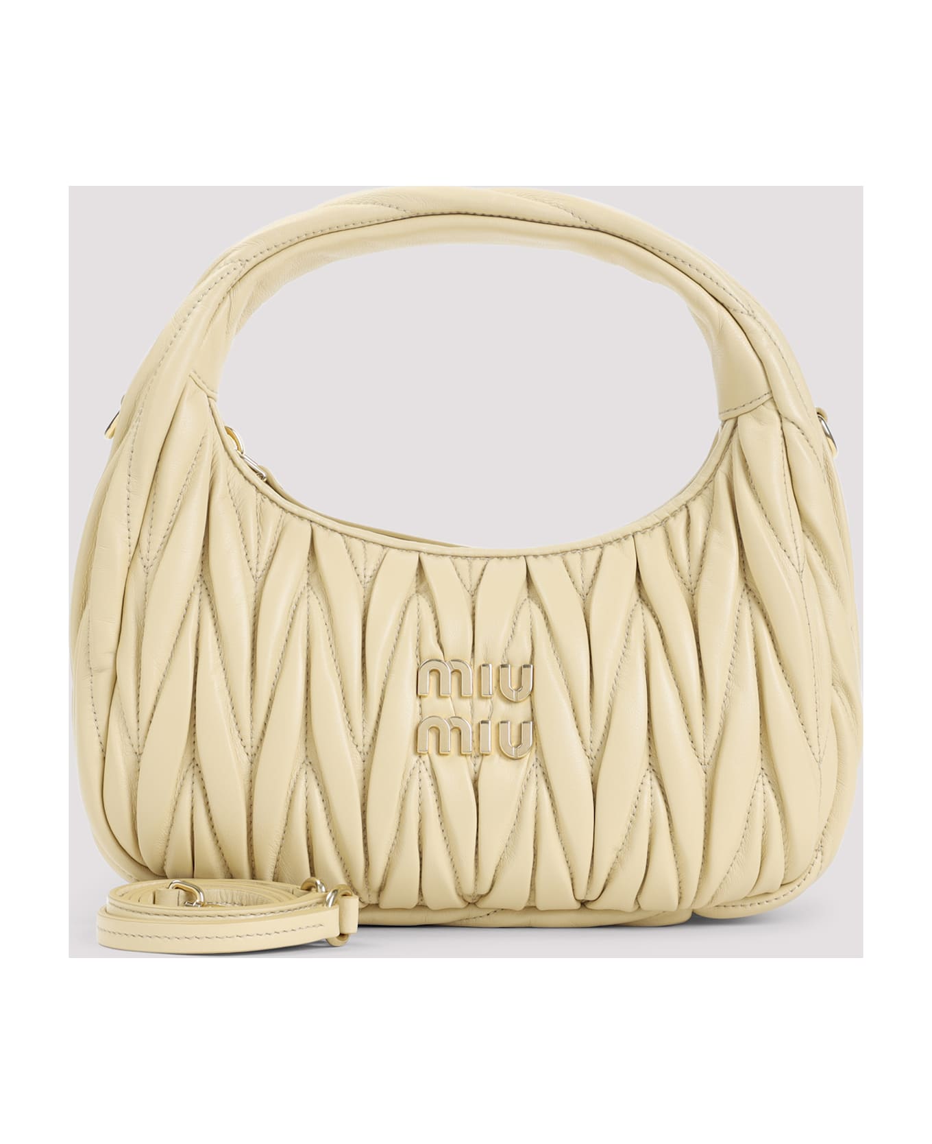 Miu Miu Lamb Leather Handbag - Soia
