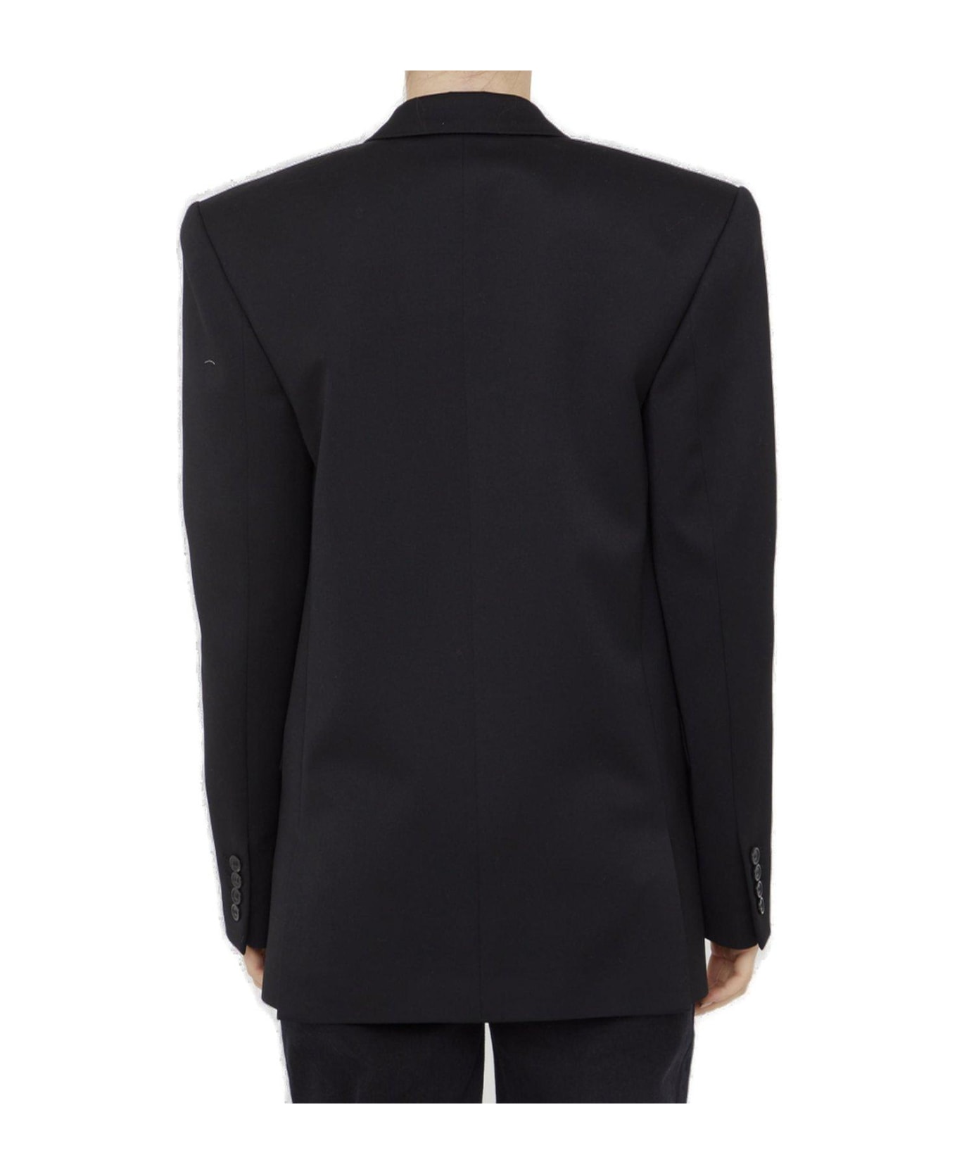 Saint Laurent Double-breasted Long-sleeved Jacket - Black ジャケット