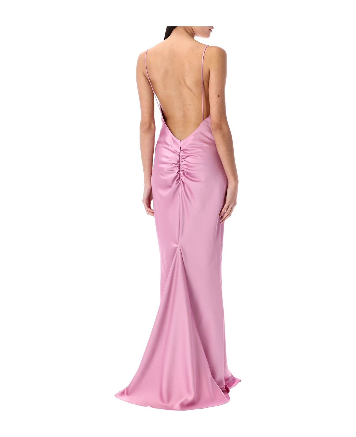 The Andamane Ninfea Maxi Slip Dress - PEONY